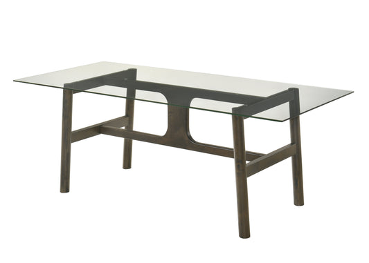 Julien Glass Top Dining Table
