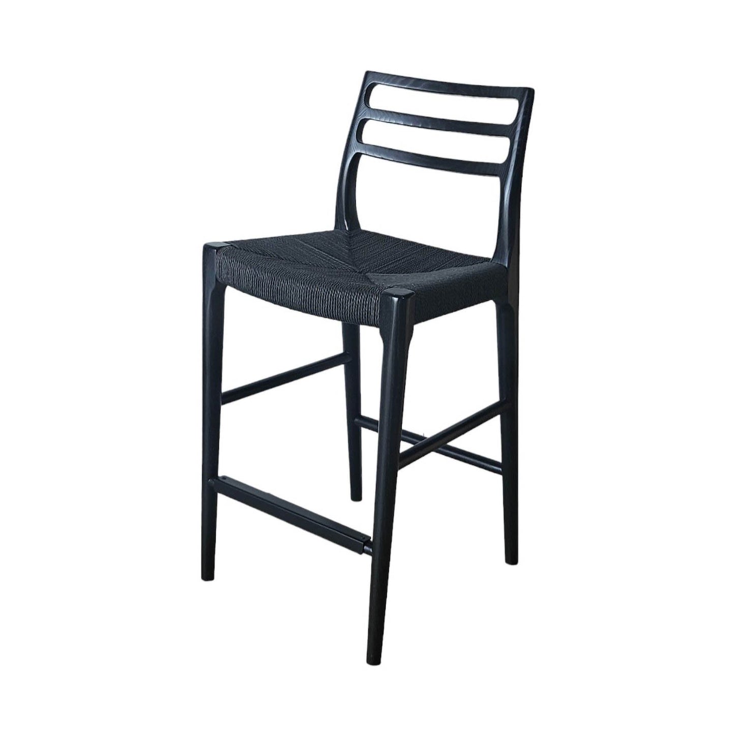 Java Narrow Counter Stool w/ 26" Seat Height - Black