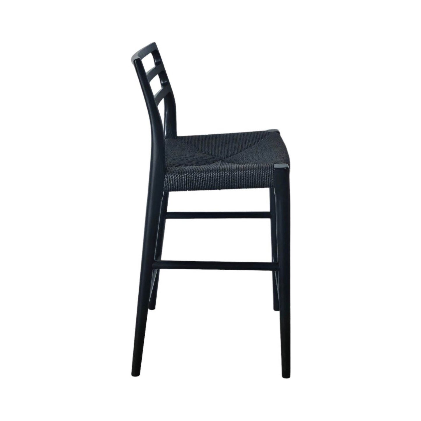 Java Narrow Counter Stool w/ 26" Seat Height - Black