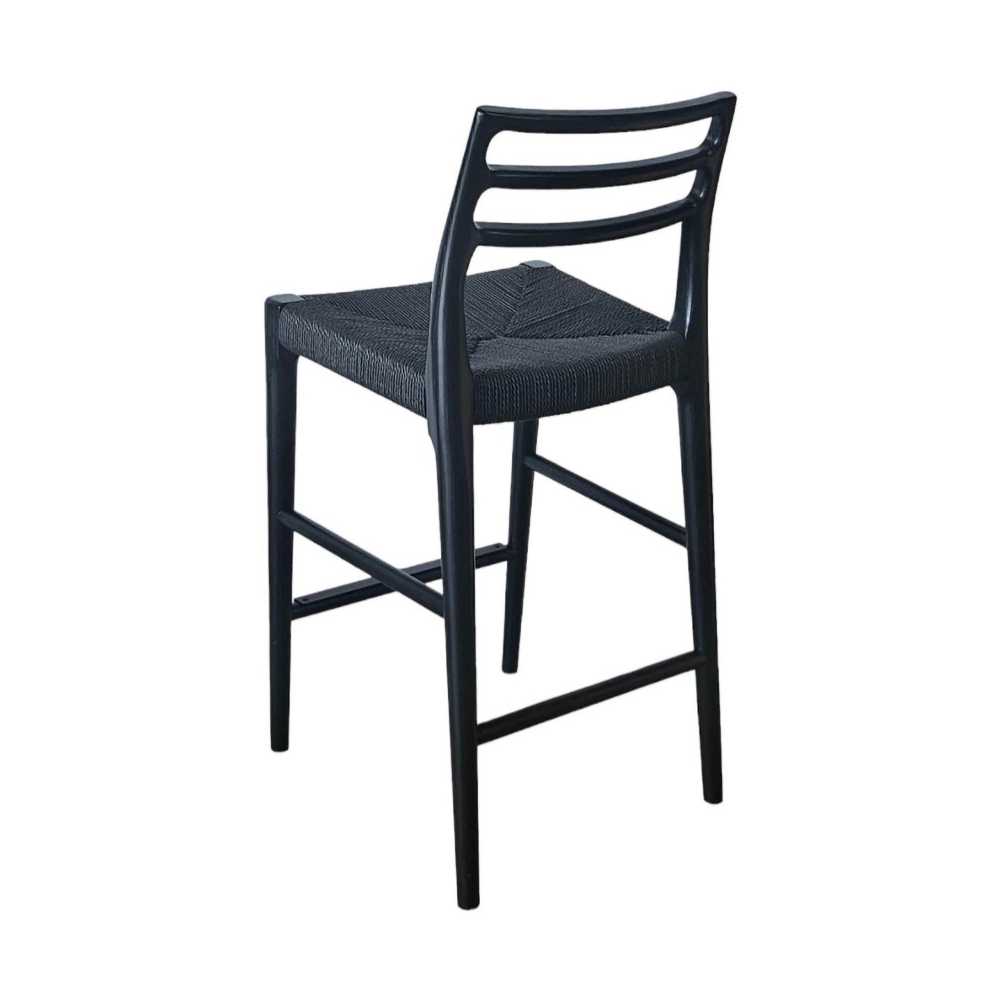 Java Narrow Counter Stool w/ 26" Seat Height - Black