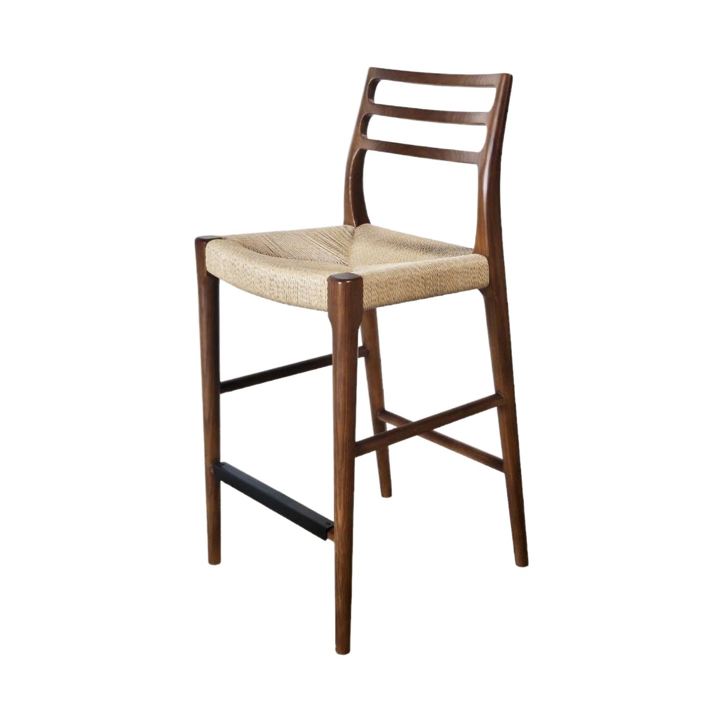 Java Bar Stool w/ 28" Seat Height - Walnut