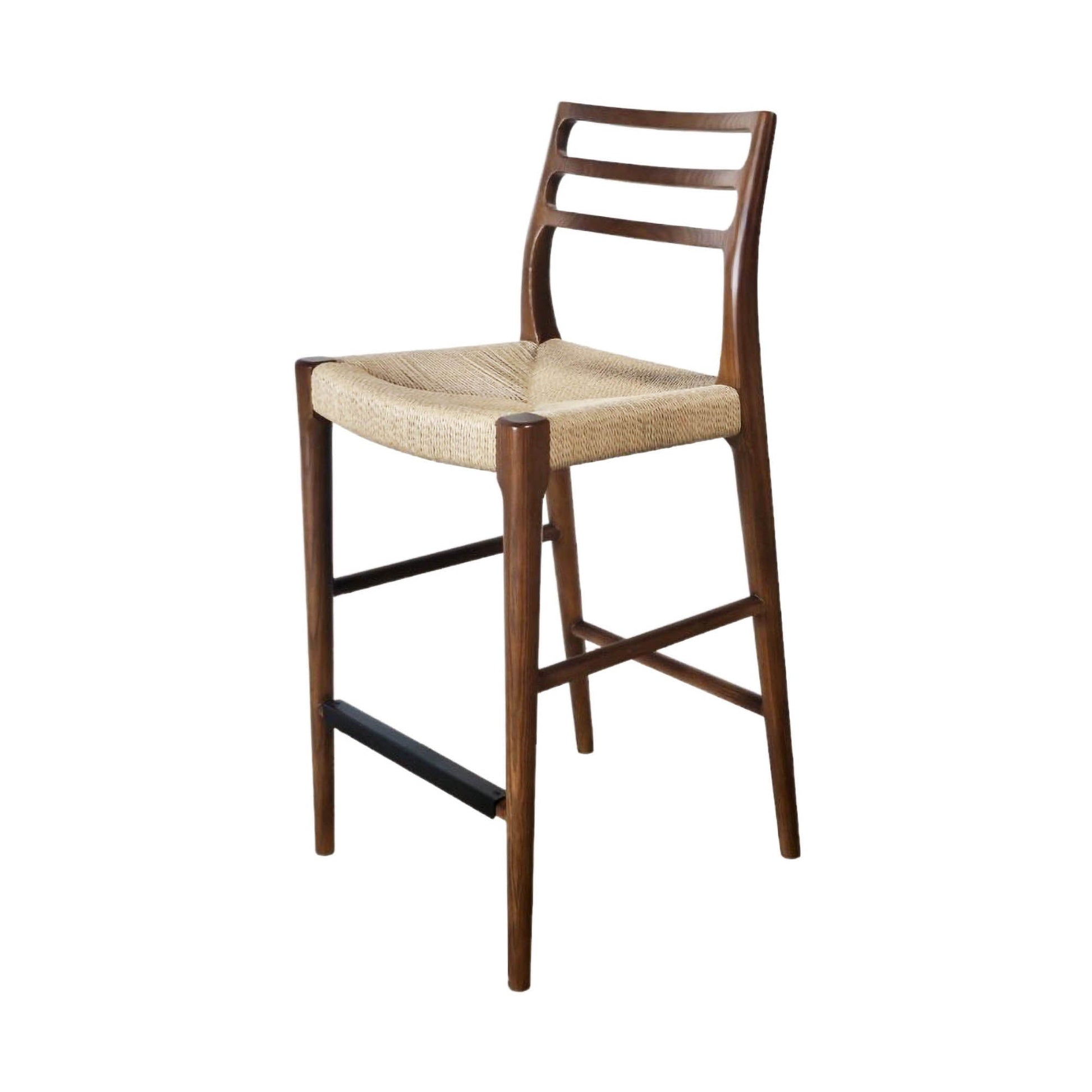 Java Bar Stool w/ 28" Seat Height - Walnut