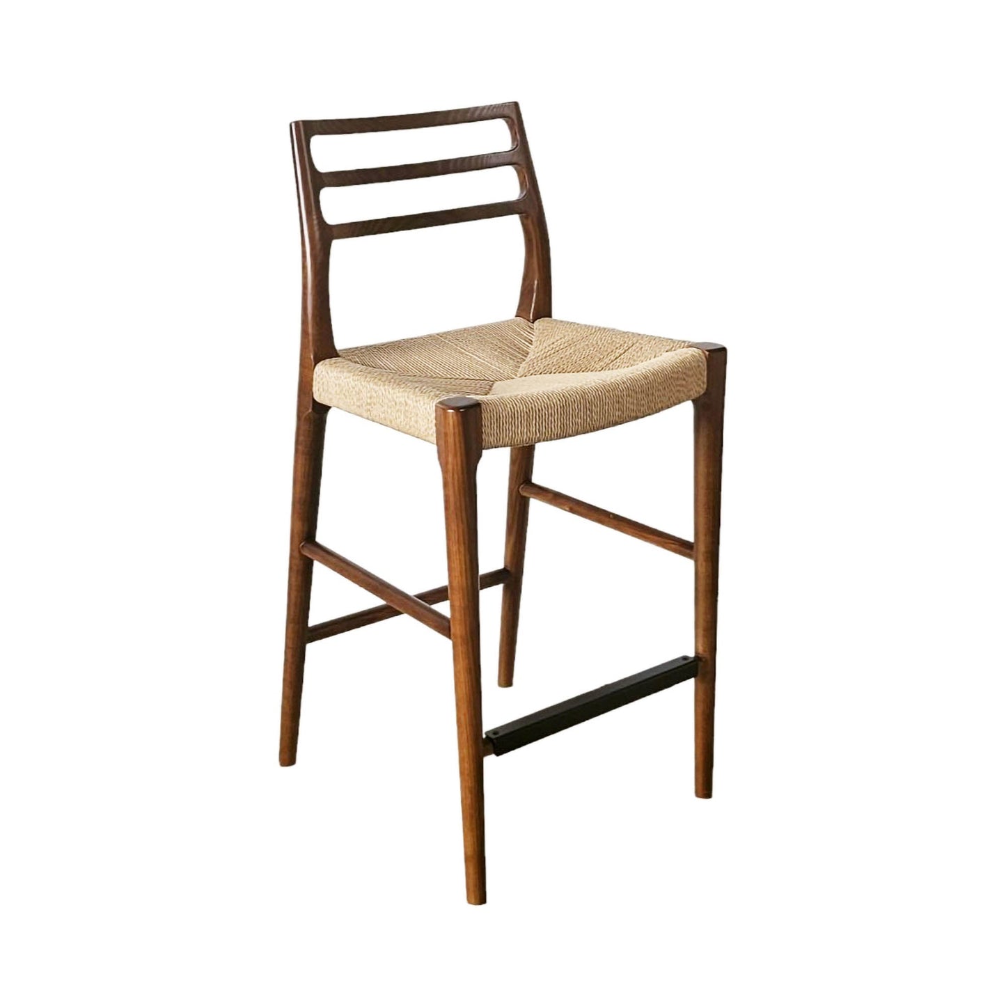 Java Bar Stool w/ 28" Seat Height - Walnut