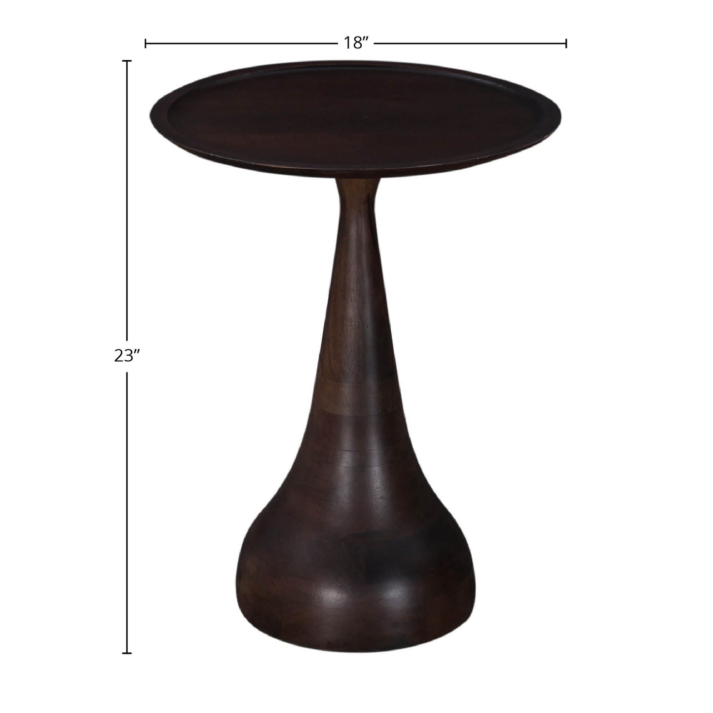 Polina Side Table - Bronze