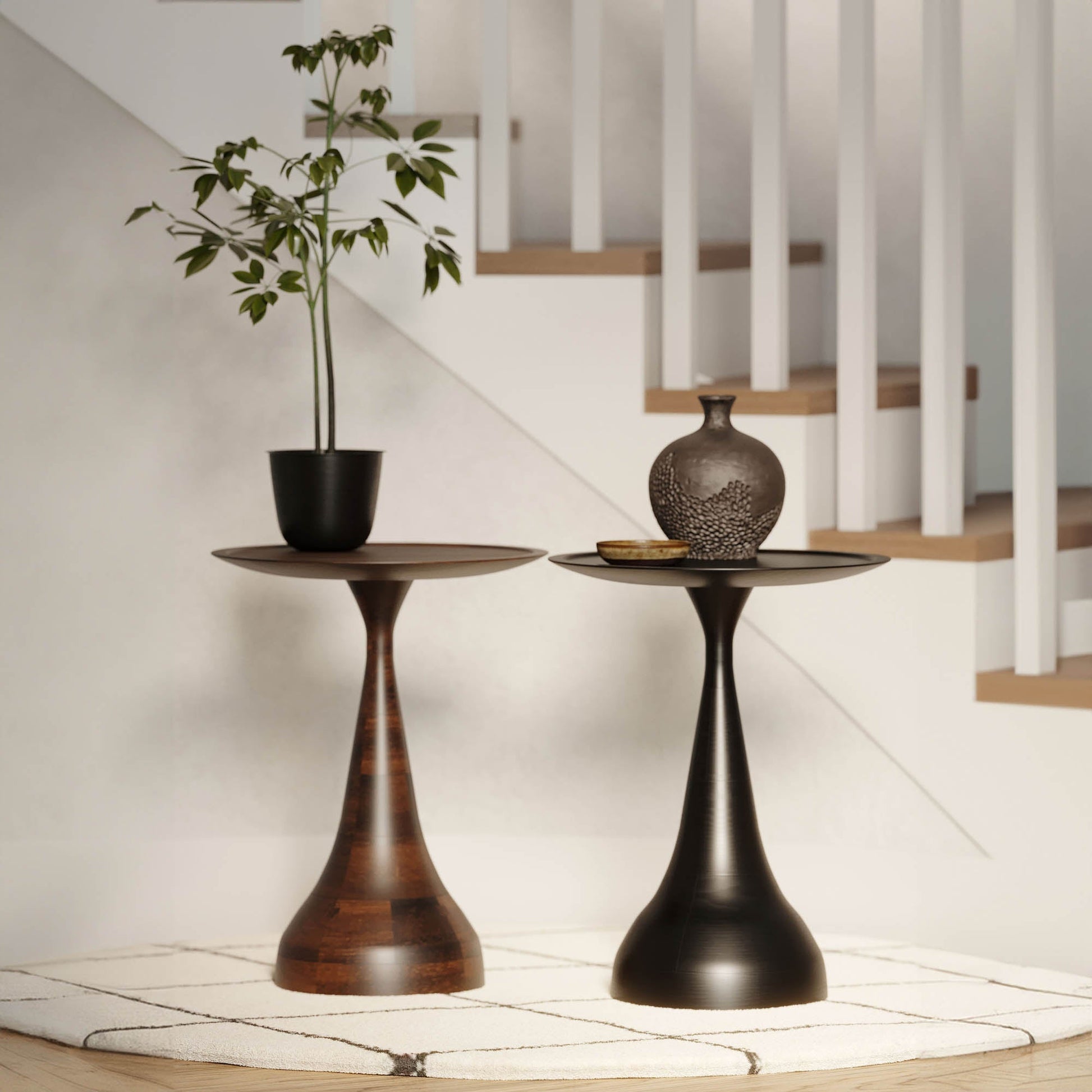 Polina Side Table - Bronze