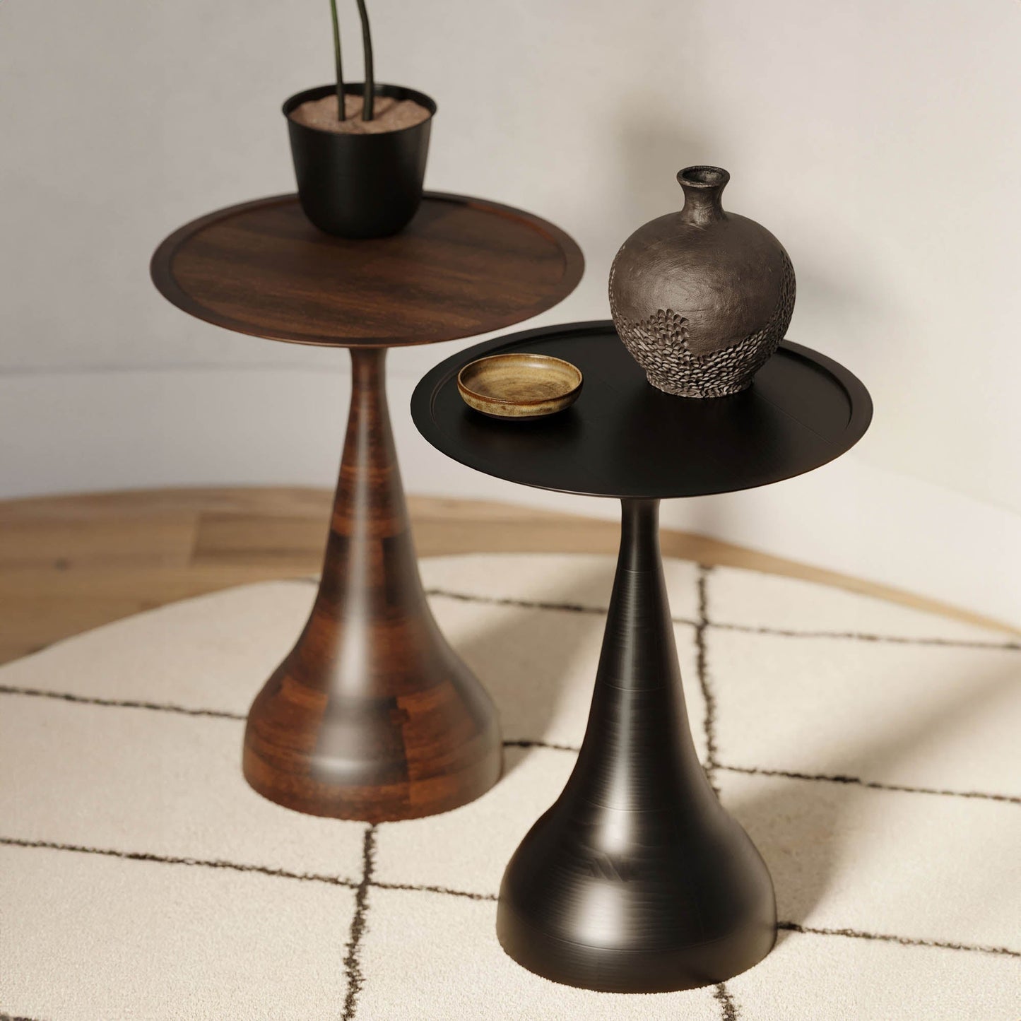 Polina Side Table - Bronze