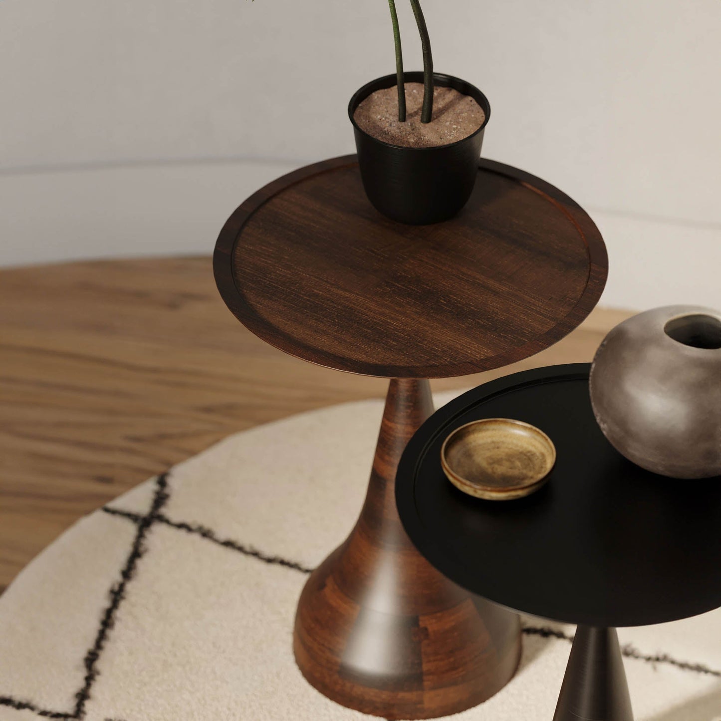 Polina Side Table - Bronze