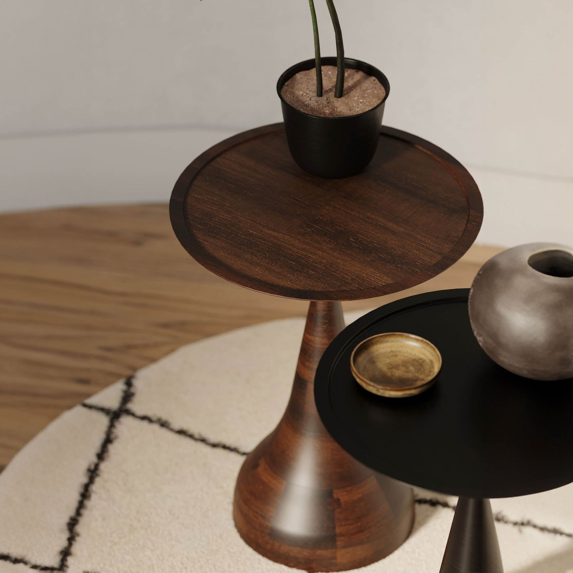 Polina Side Table - Bronze