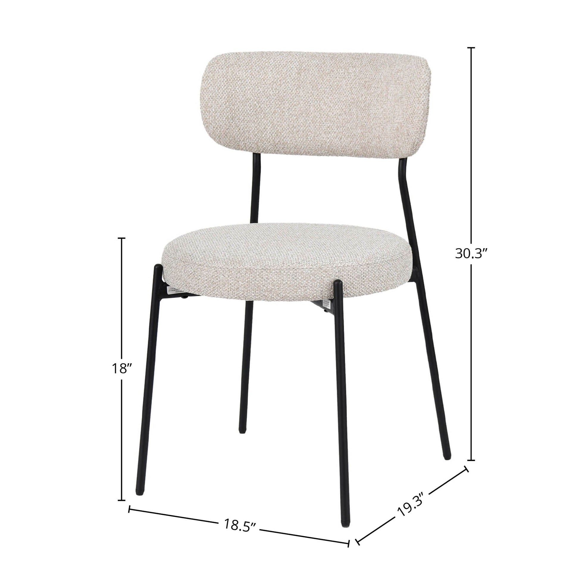 Kai Dining Chair - Bone White