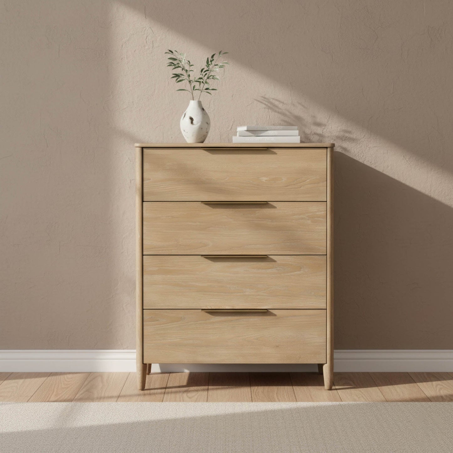 Kamelia 4 Drawer Chest - Sand