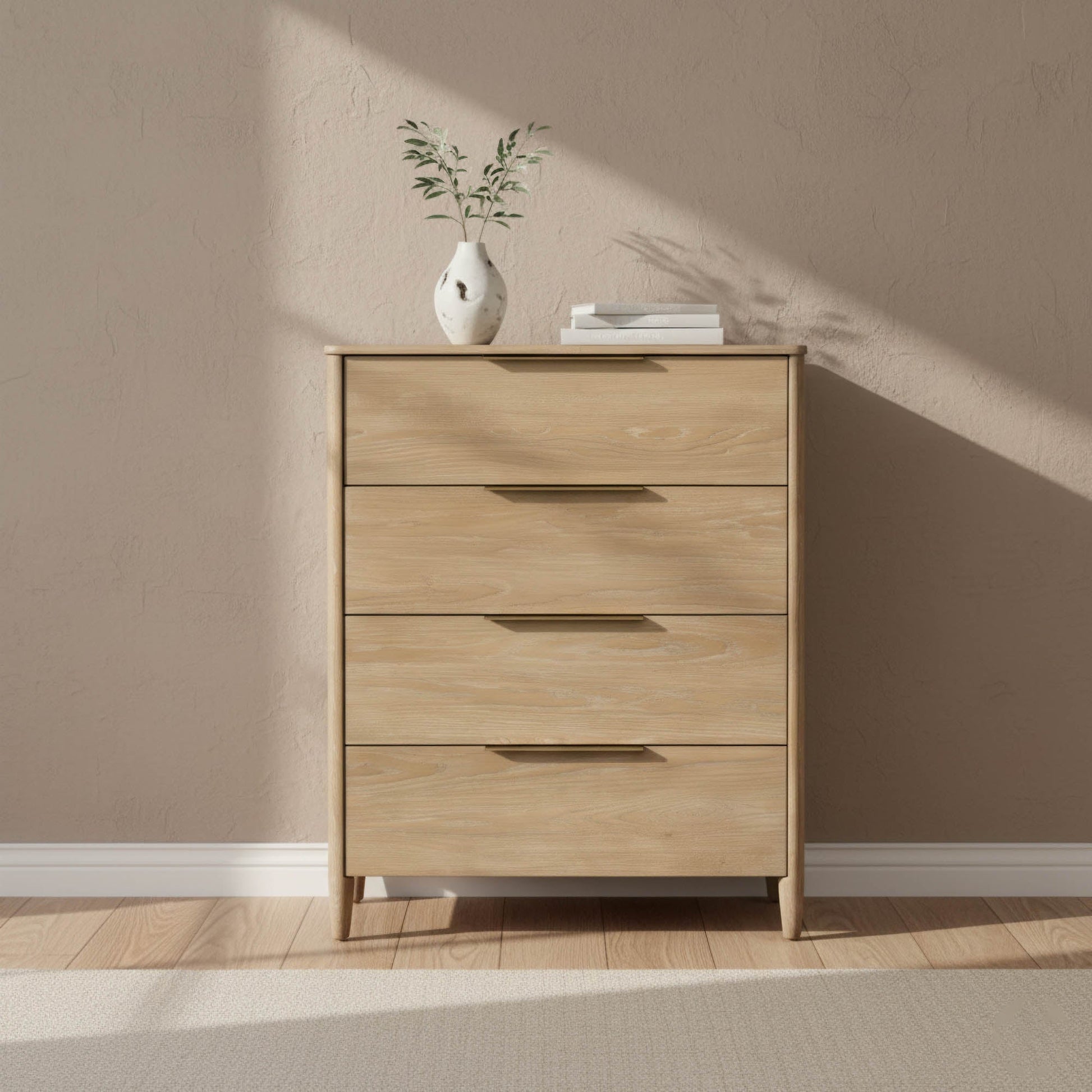 Kamelia 4 Drawer Chest - Sand
