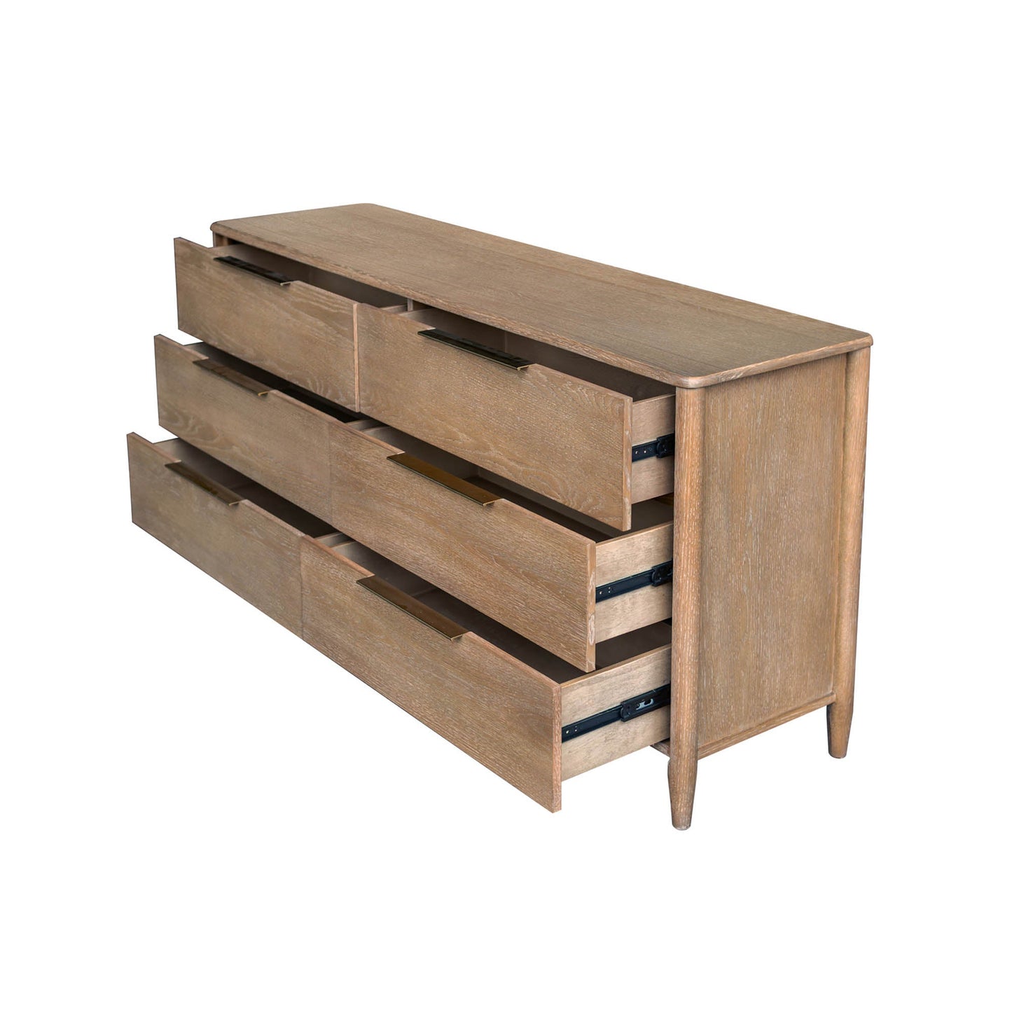 Kamelia 6 Drawer Dresser - Sand