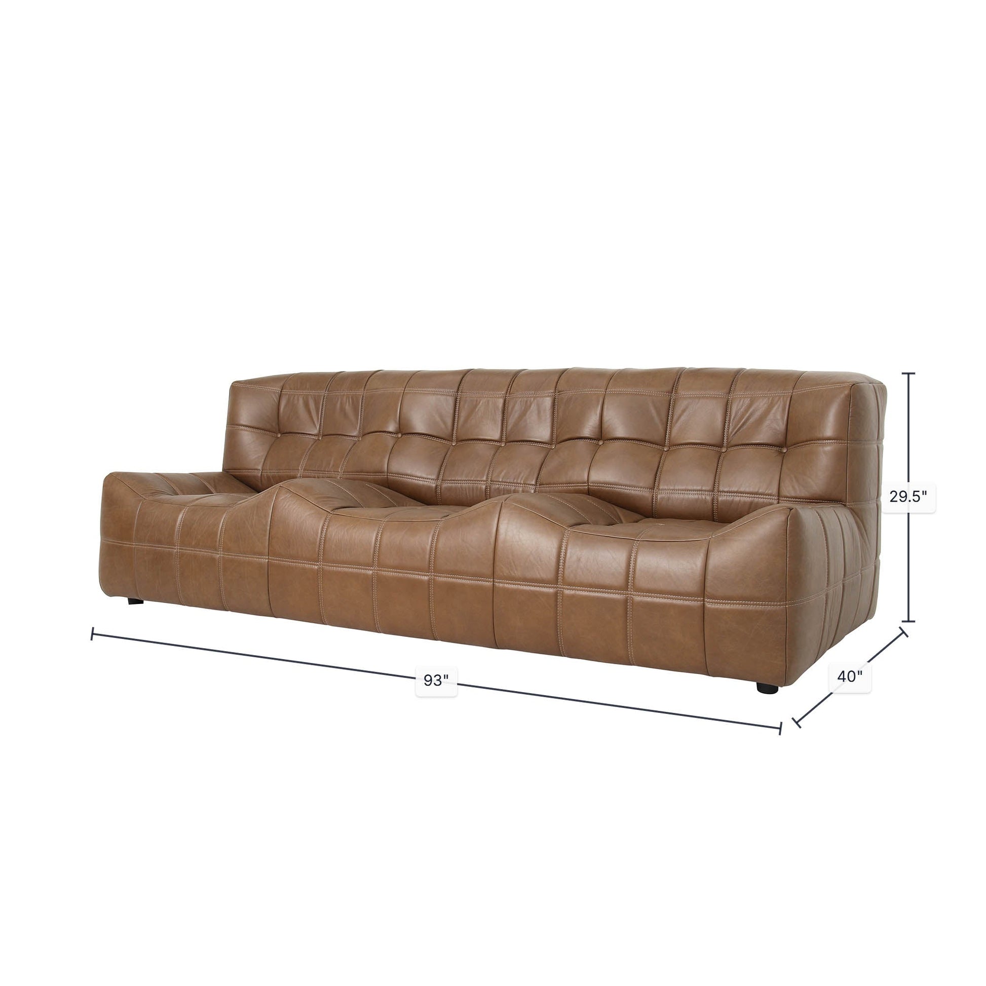 Linear Sofa - Antique Sienna