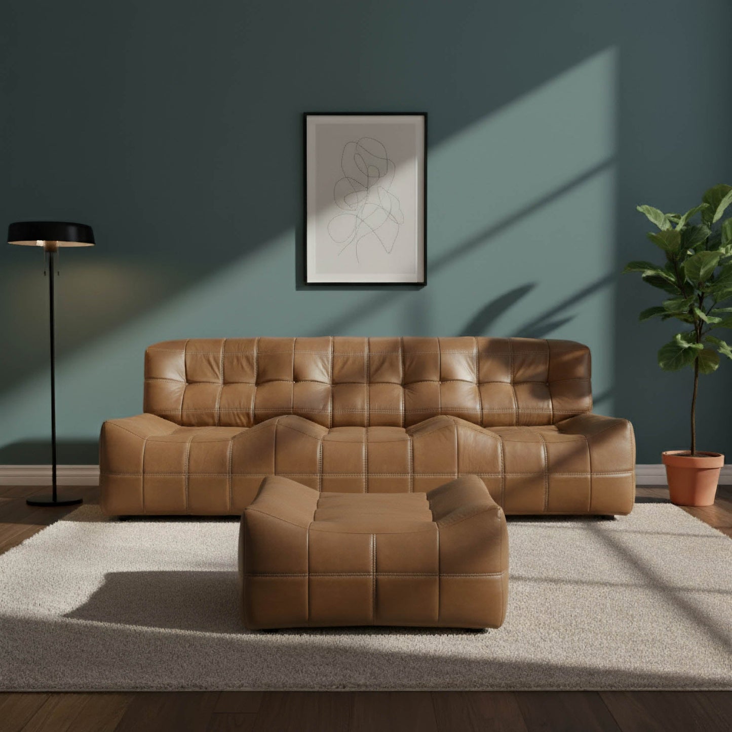 Linear Sofa - Antique Sienna