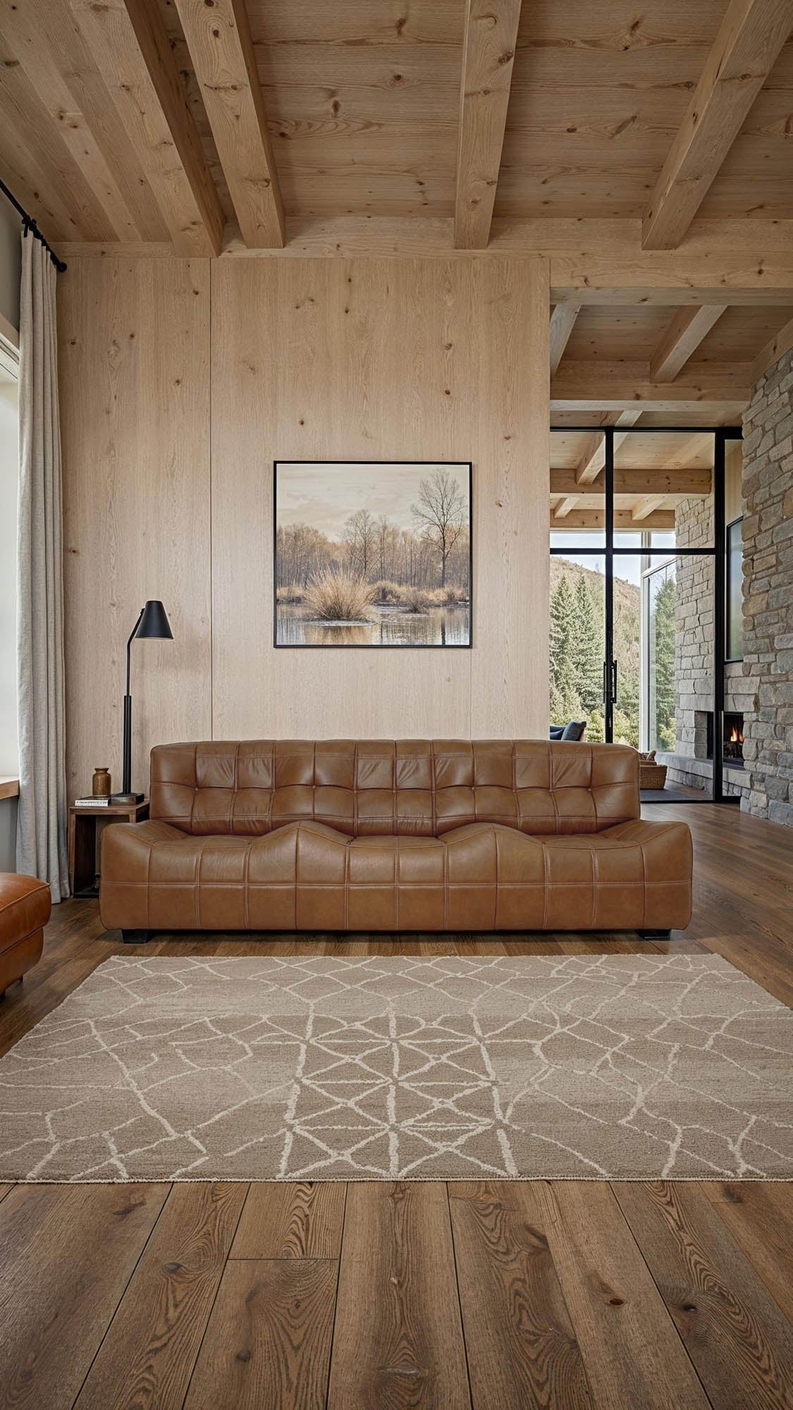 Linear Sofa - Antique Sienna