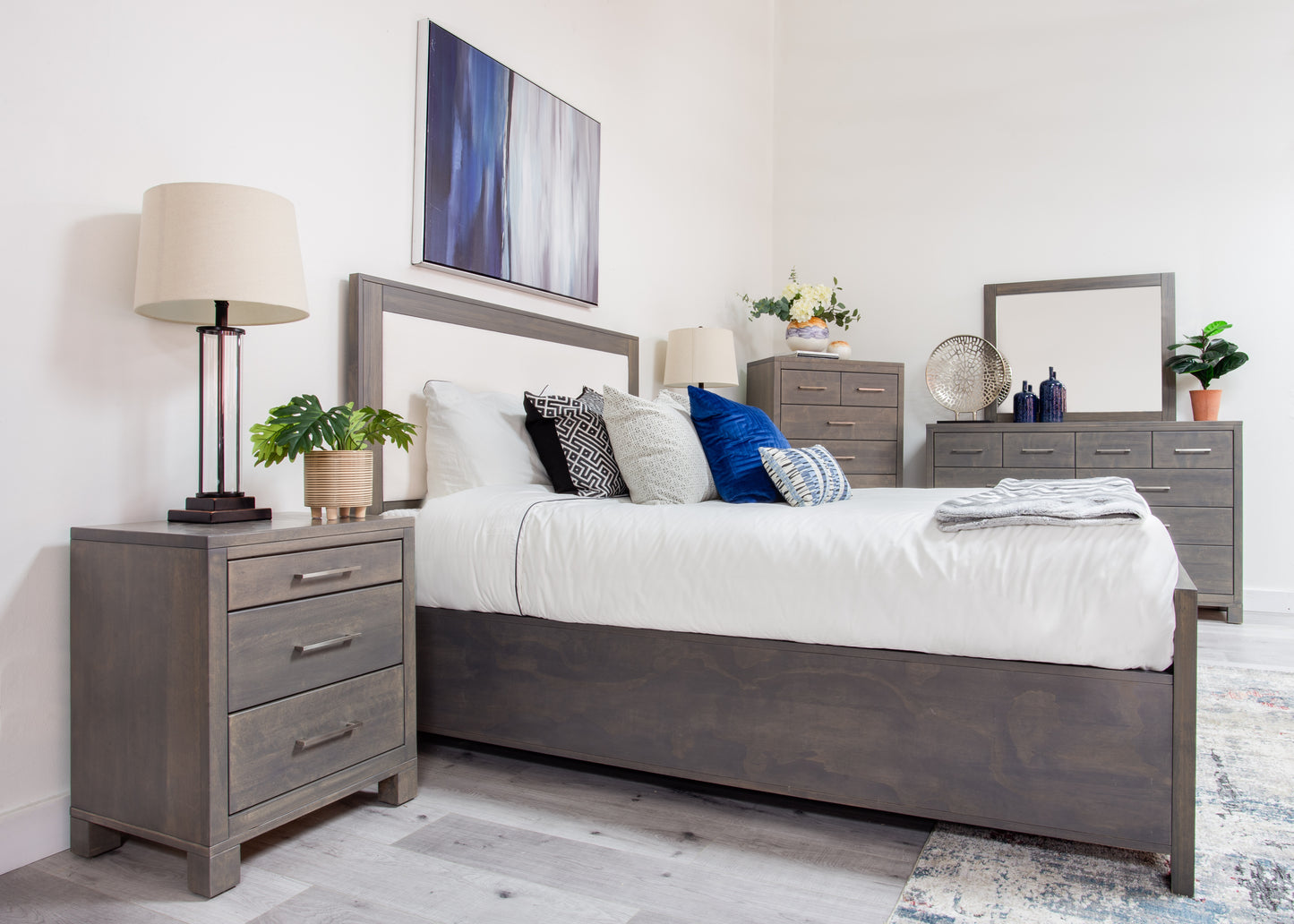 Delta Maple wood Storage Bed