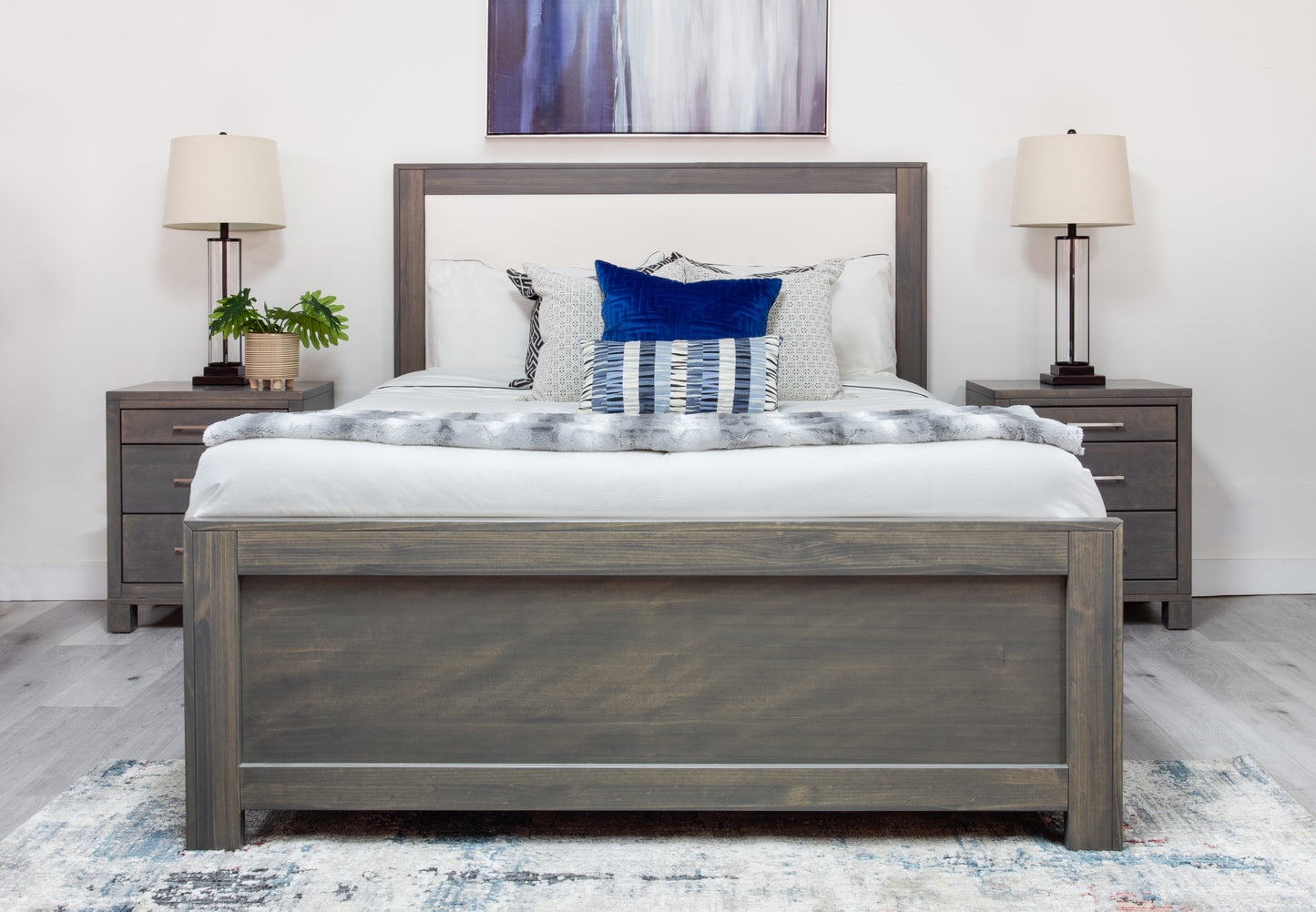Delta Maple wood Storage Bed