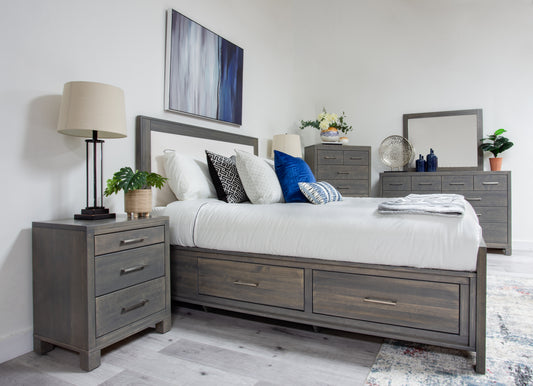 Delta Maple wood Storage Bed