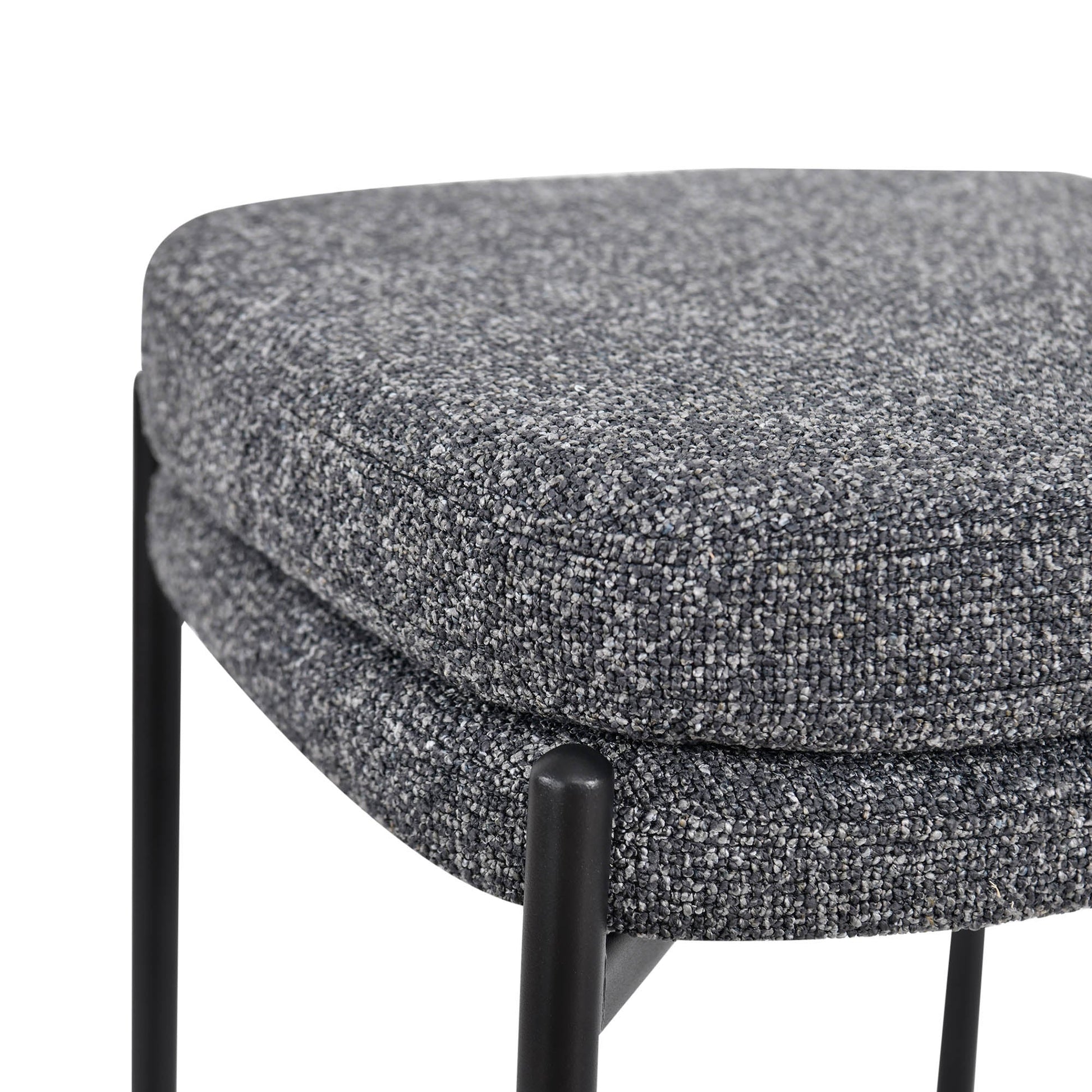 Nina Counter Stool - Chunky Grey