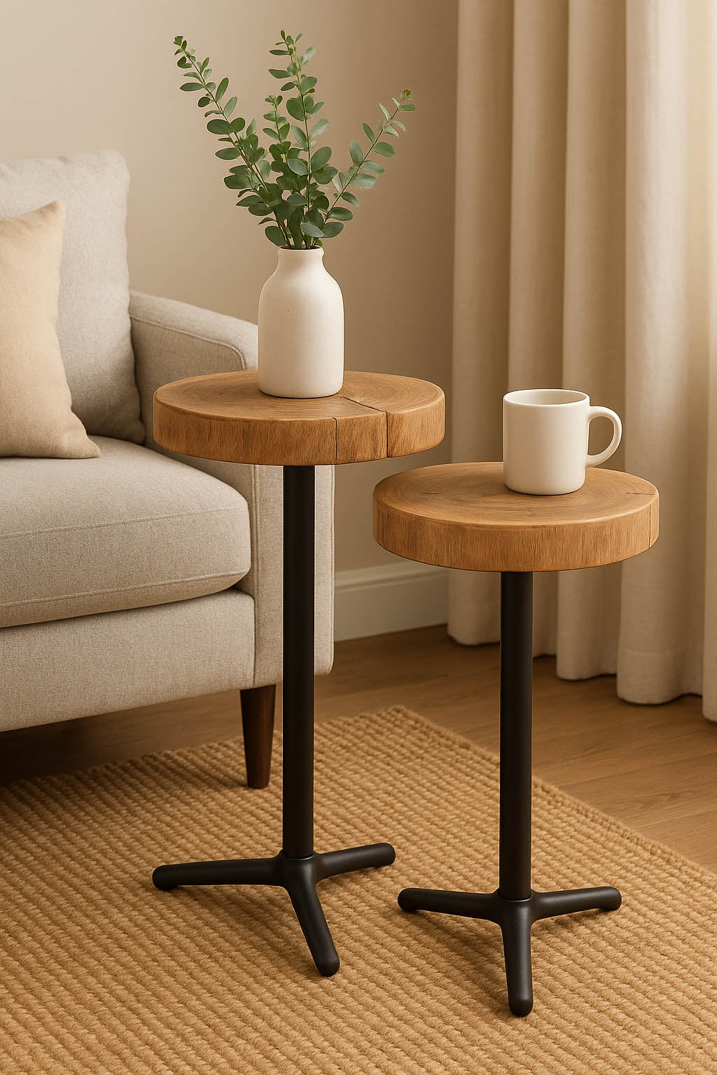 Organic Martini Tables (Set of 2)