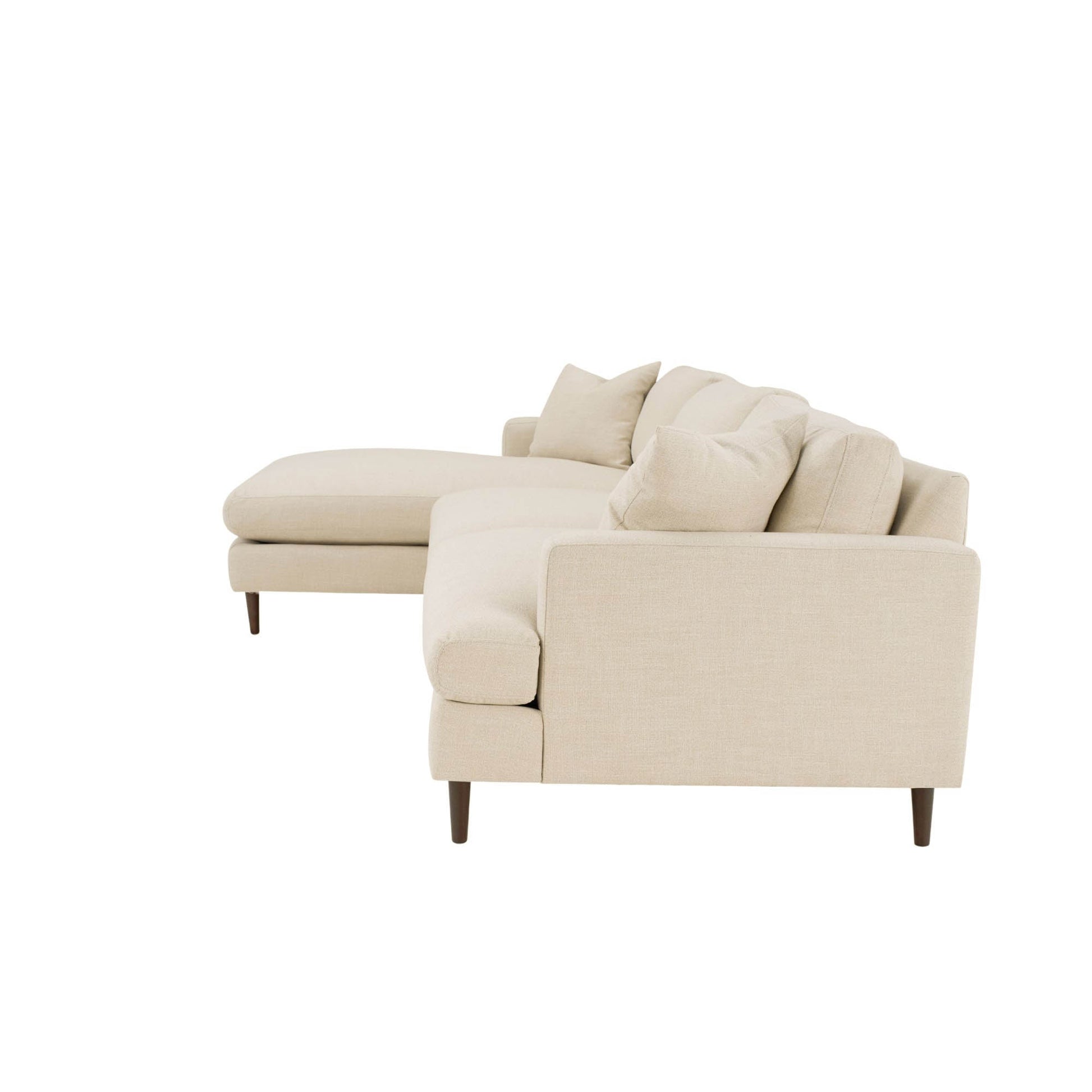 Martha Left Sectional Sofa - Beach Alabaster