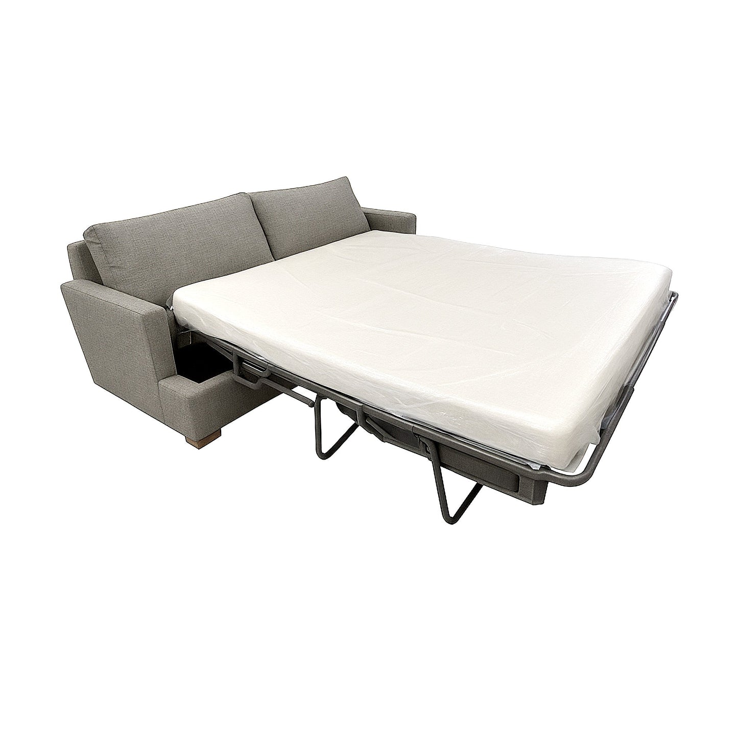 Martha Queen Sofa Bed - Pepper Grey (Performance)