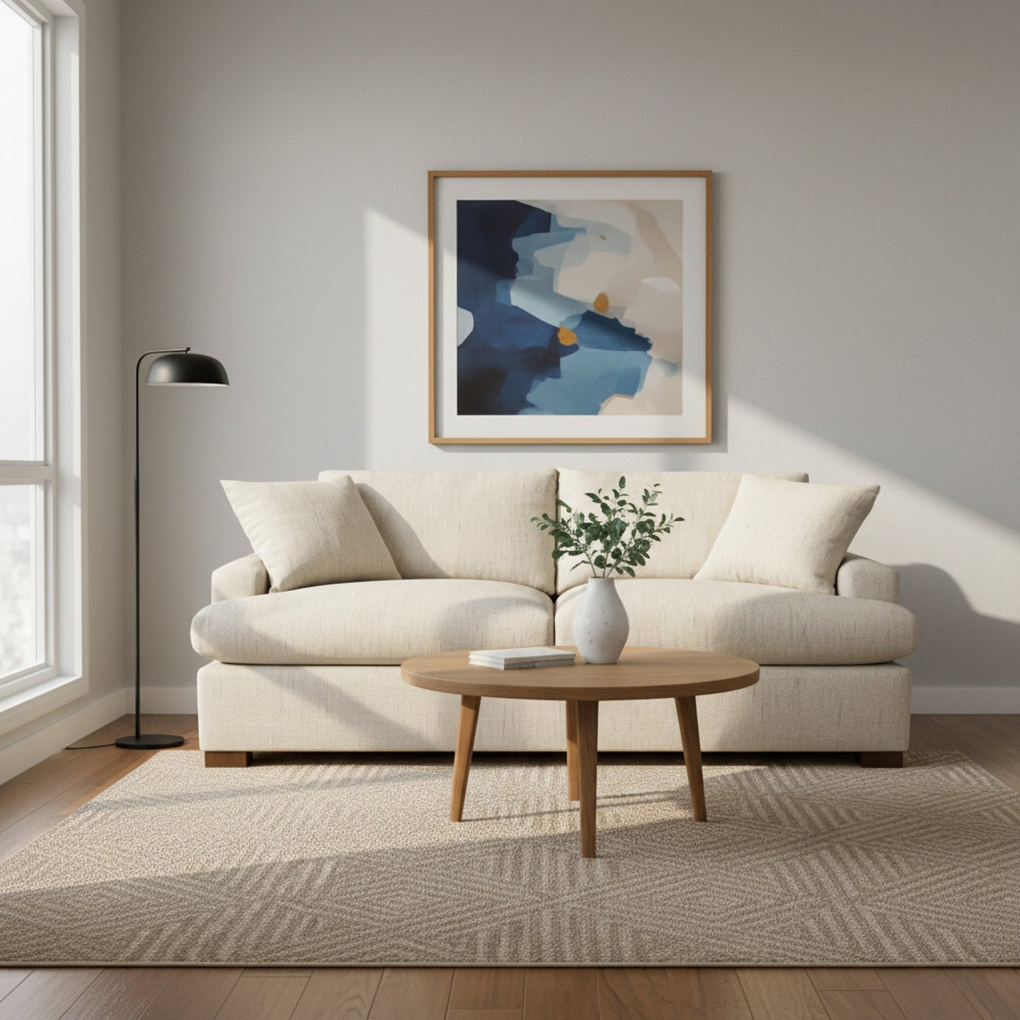 Martha Queen Sofa Bed - Sand (Performance)