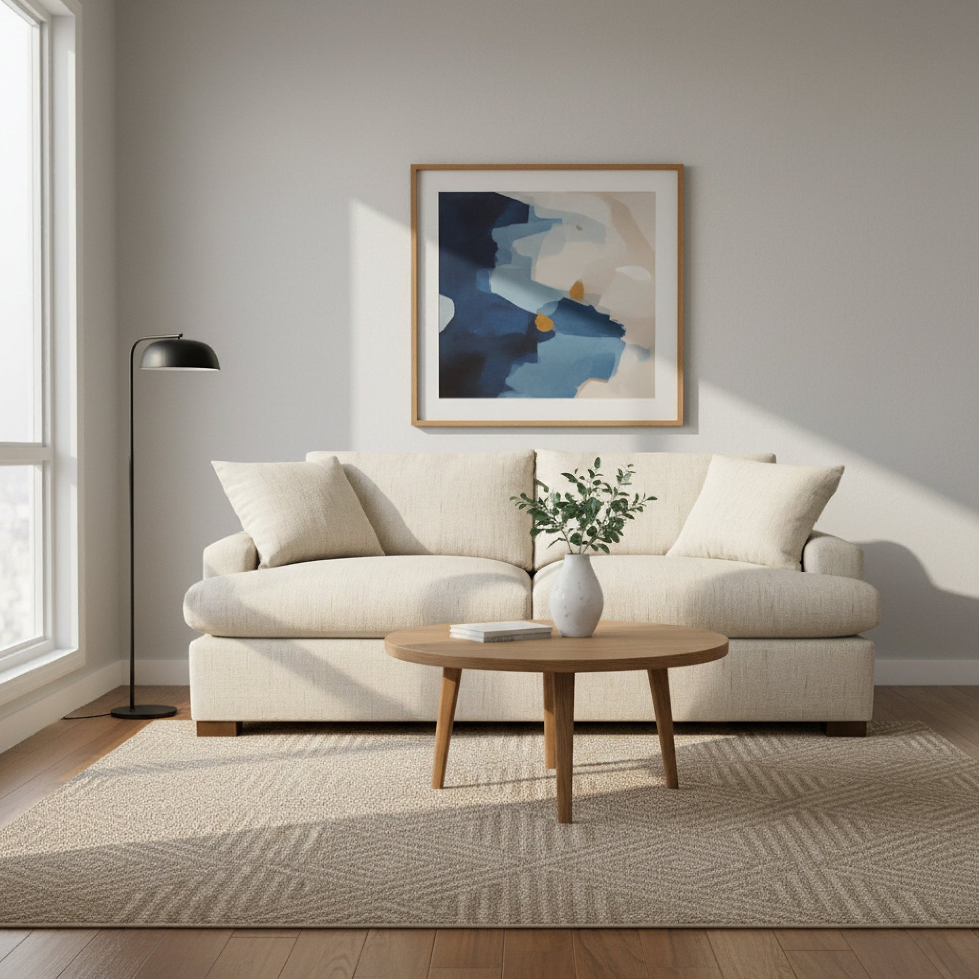 Martha Queen Sofa Bed - Sand (Performance)