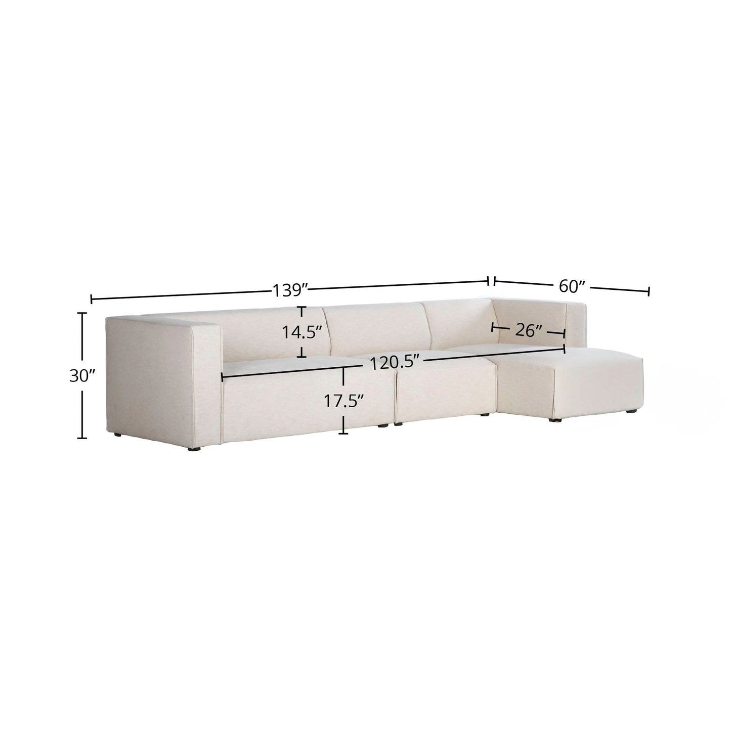 Premium Right Modular Sectional