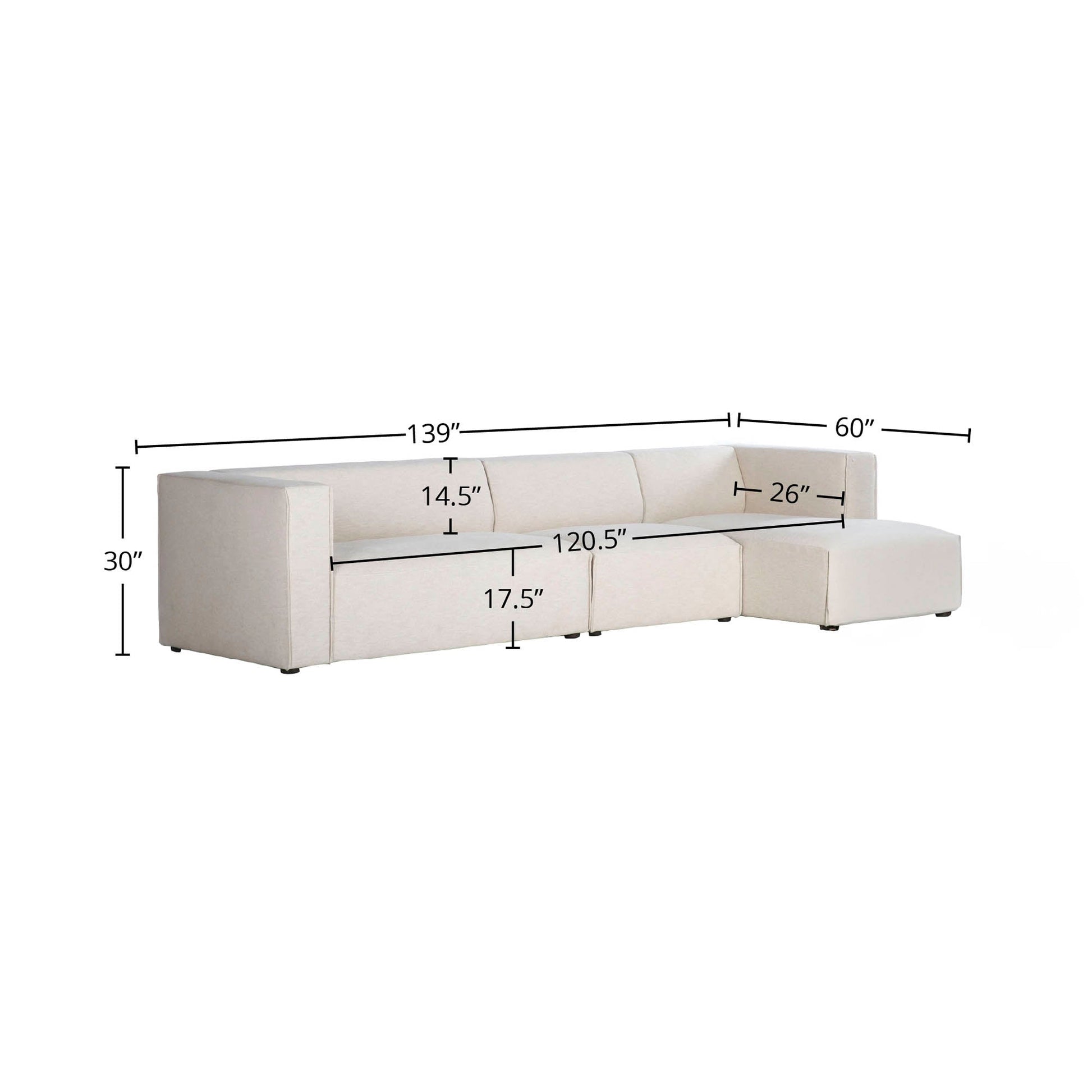 Premium Right Modular Sectional