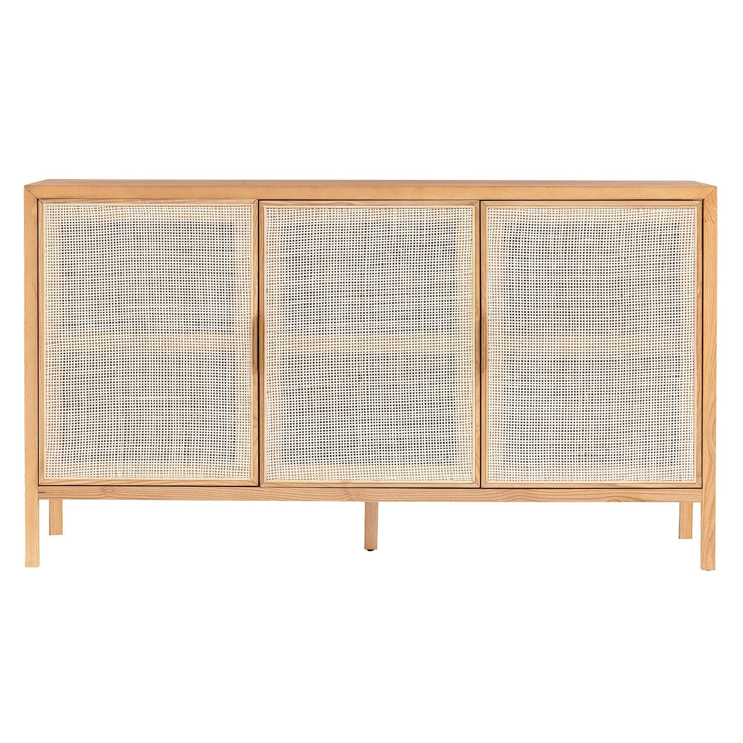 Rattan 3 Door Sideboard - Natural