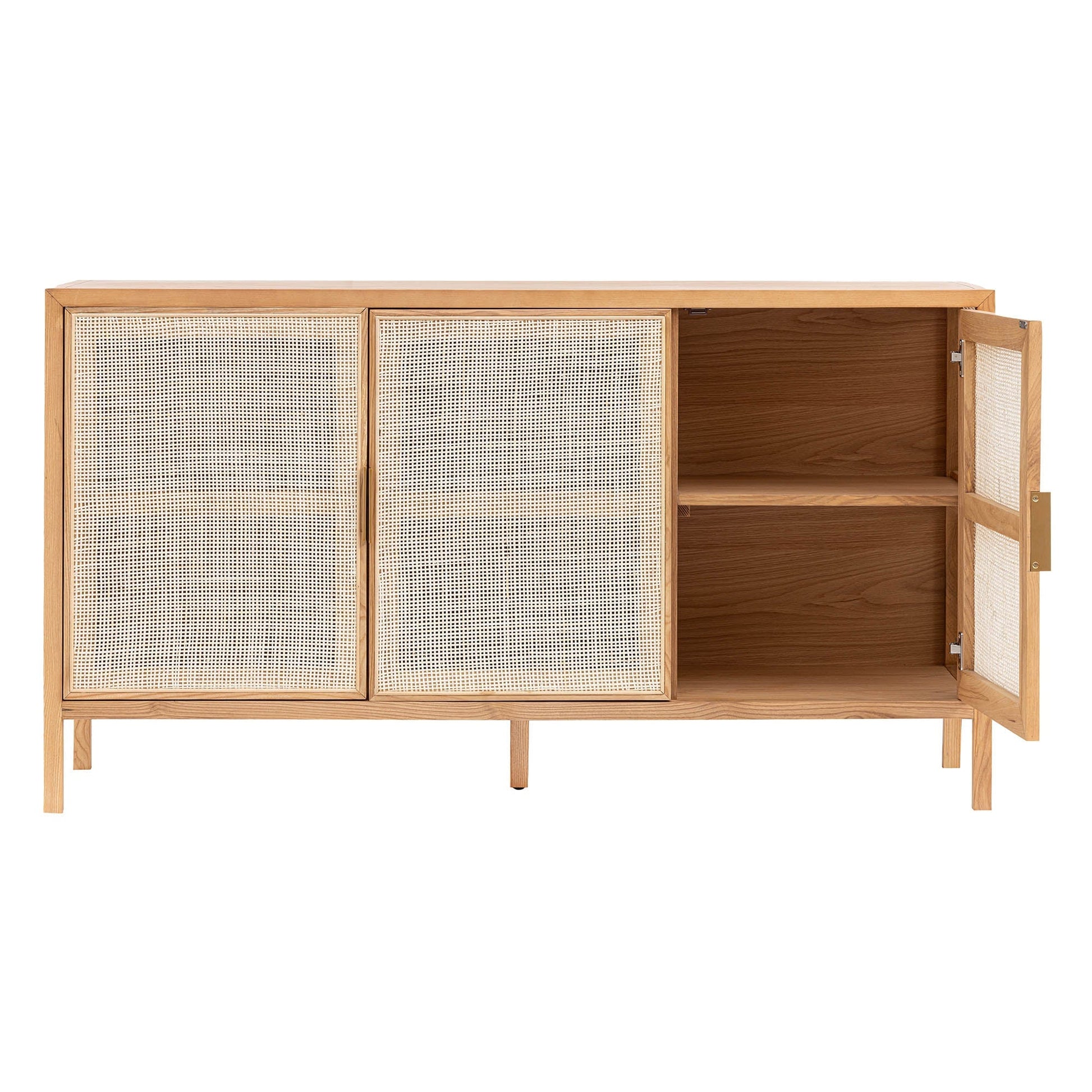 Rattan 3 Door Sideboard - Natural