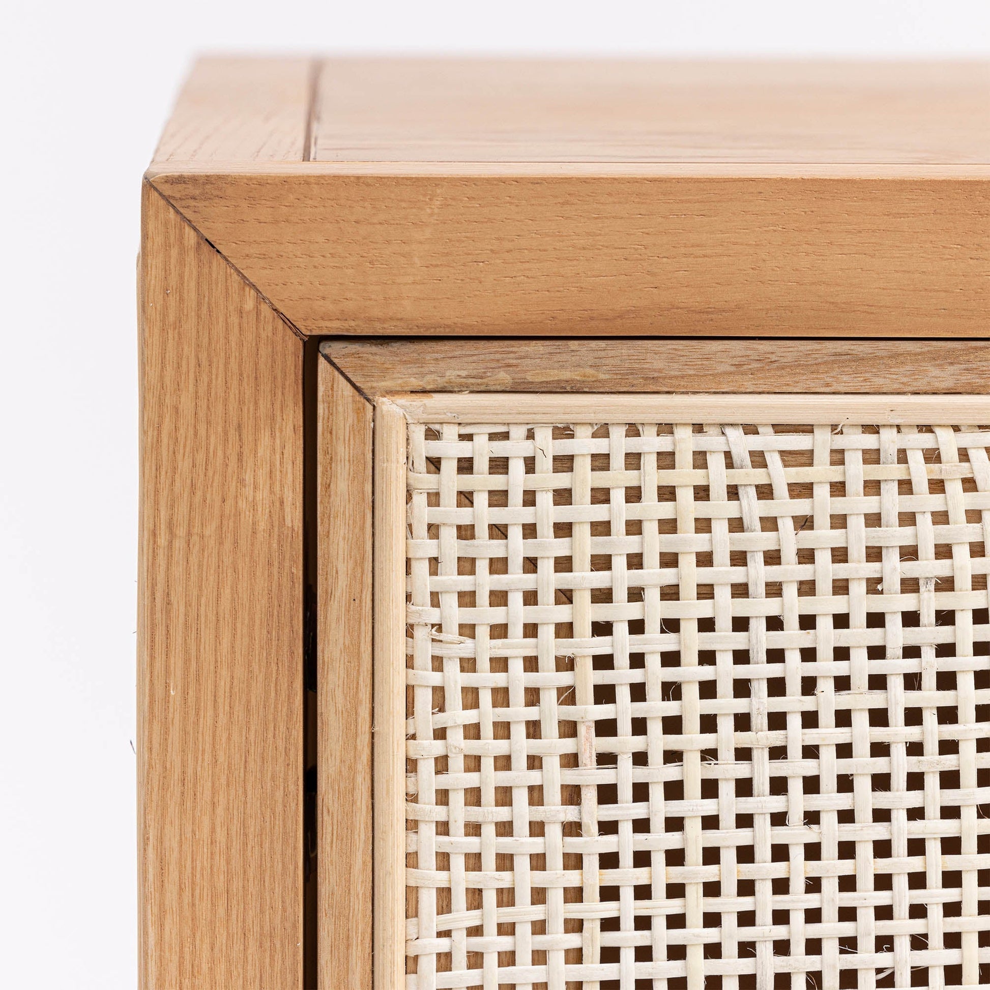 Rattan 3 Door Sideboard - Natural