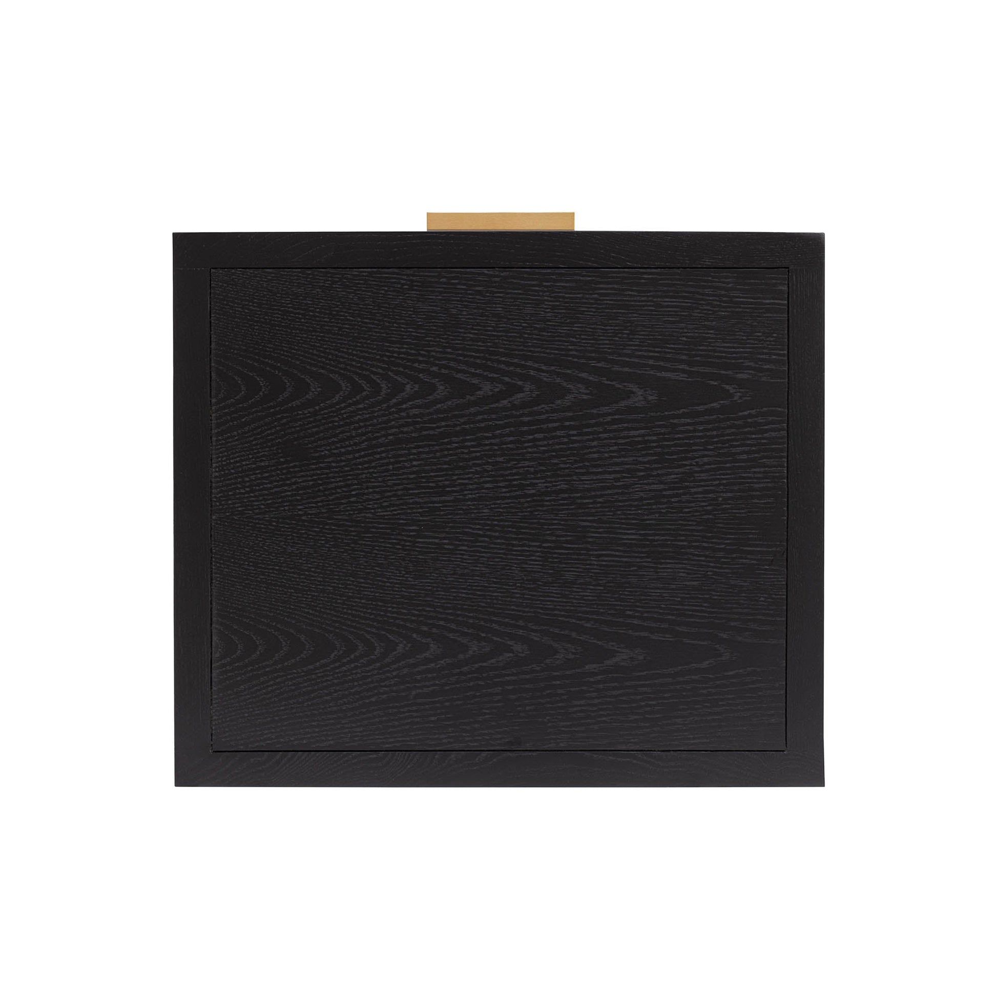 Rattan Filing Cabinet - Ebony