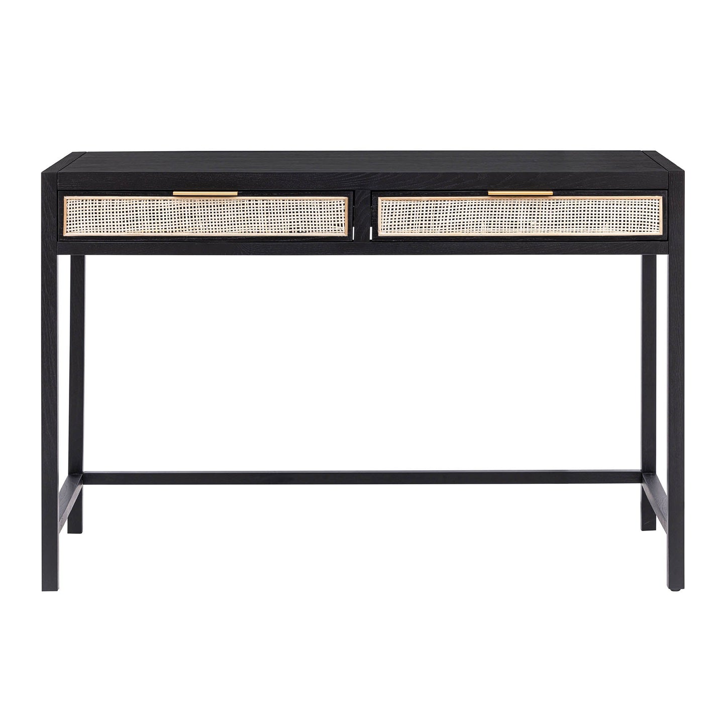 Rattan Desk - Ebony