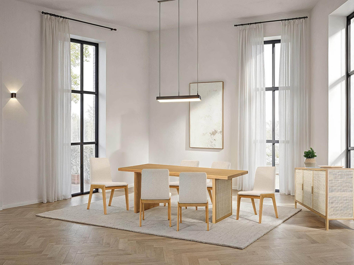 Rattan Dining Table - Natural - Colour Variance from RAT010-N