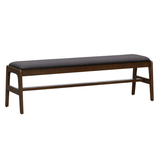 Remix Upholstered Bench - Grey