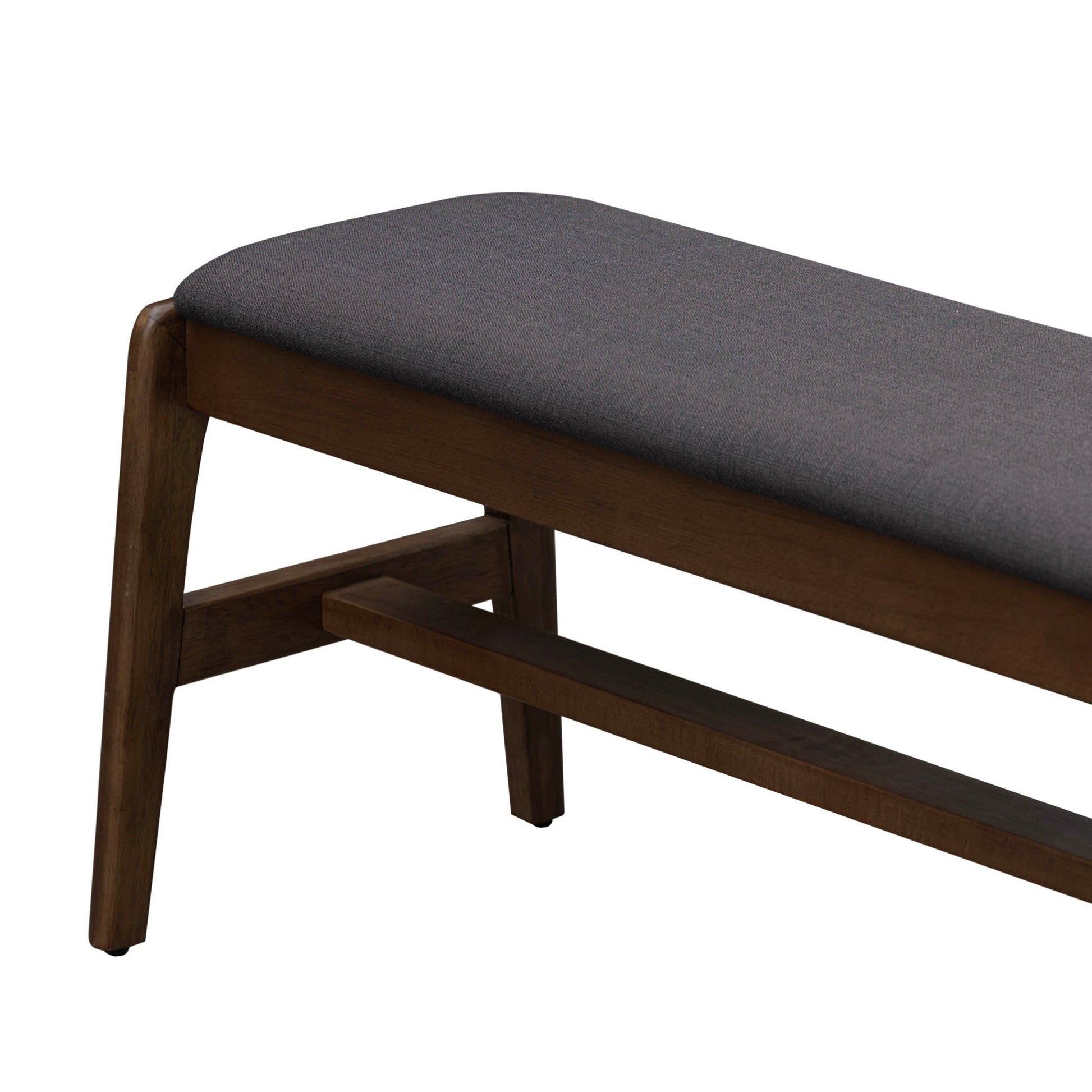 Remix Upholstered Bench - Grey
