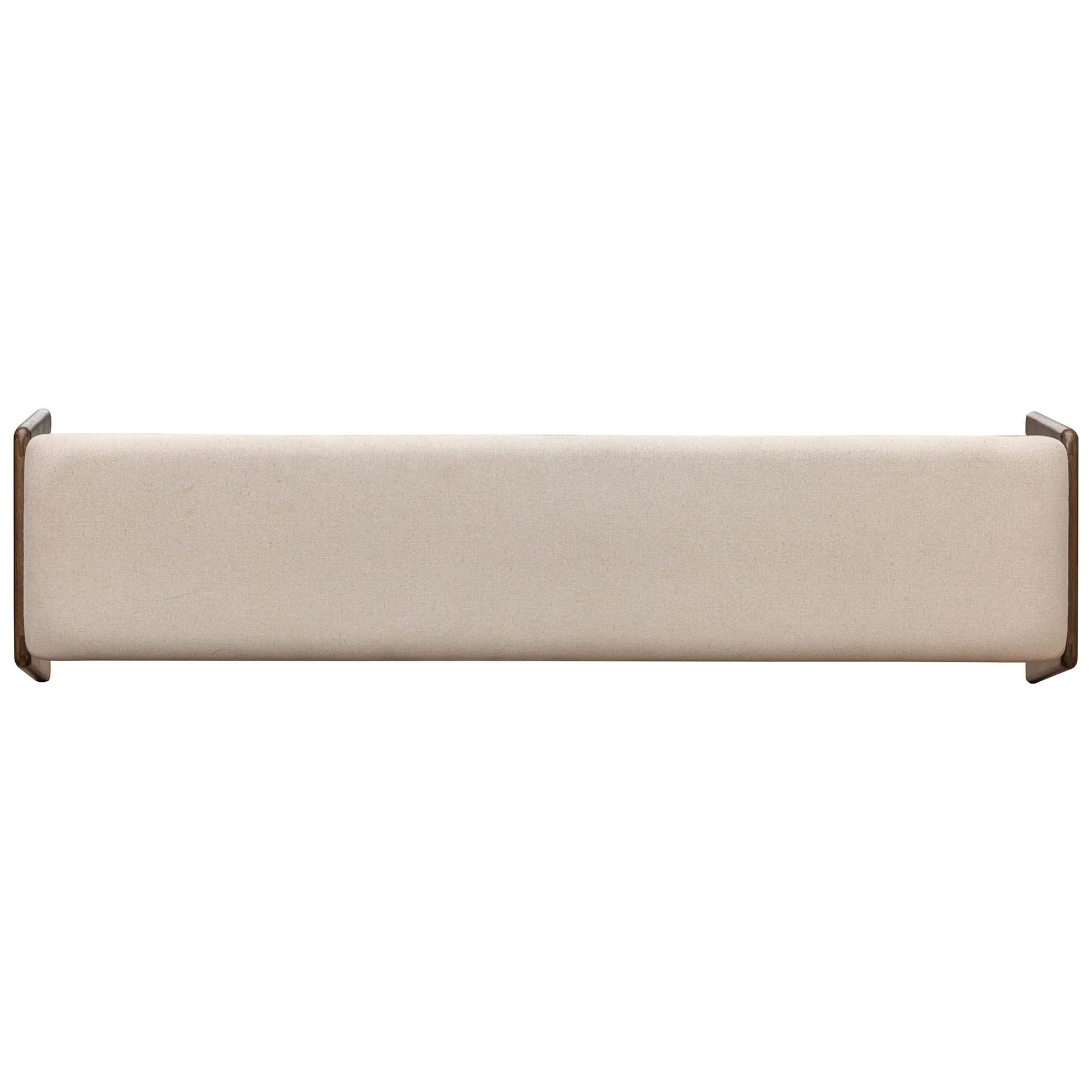 Remix Upholstered Bench - Cream