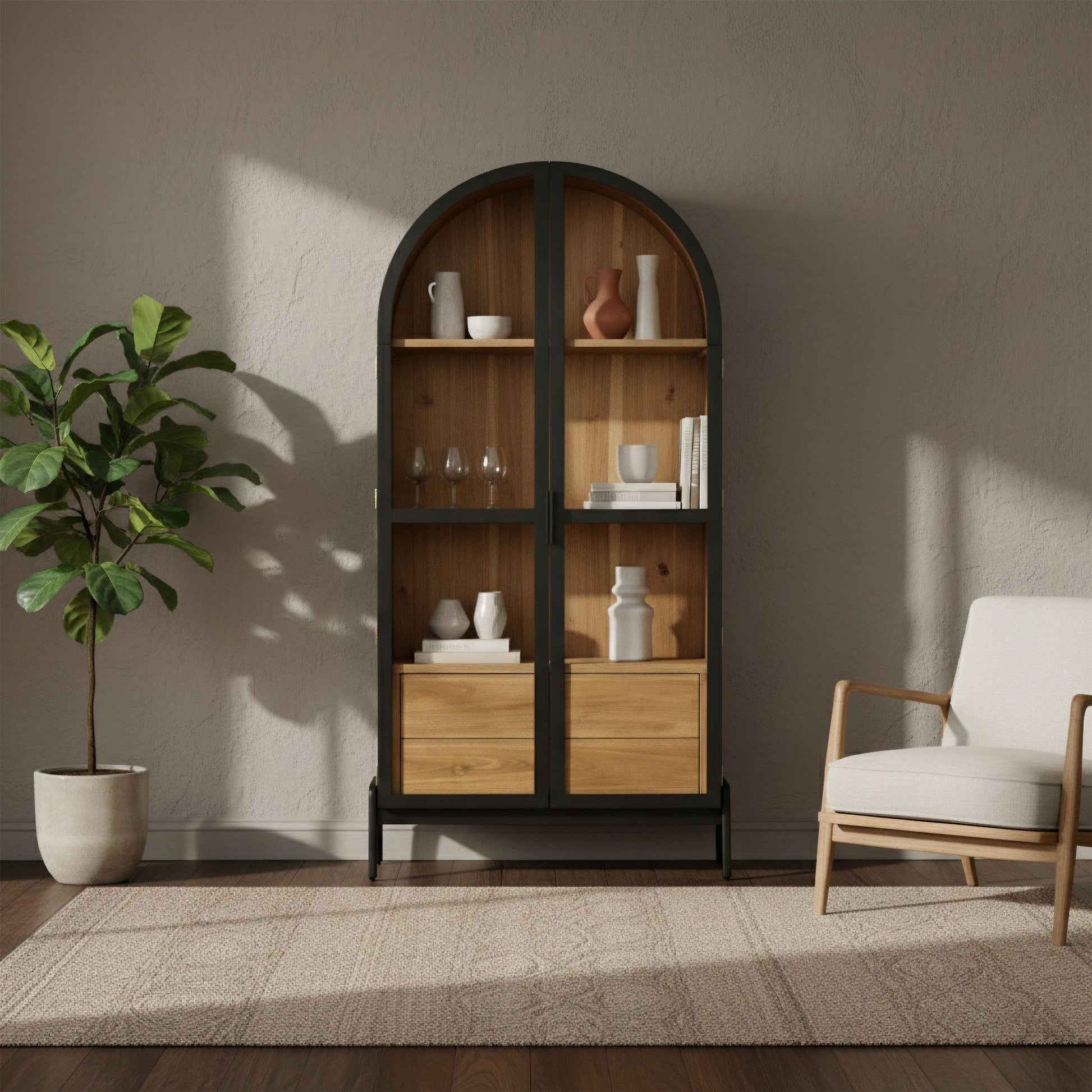 Remix Display Cabinet - Black