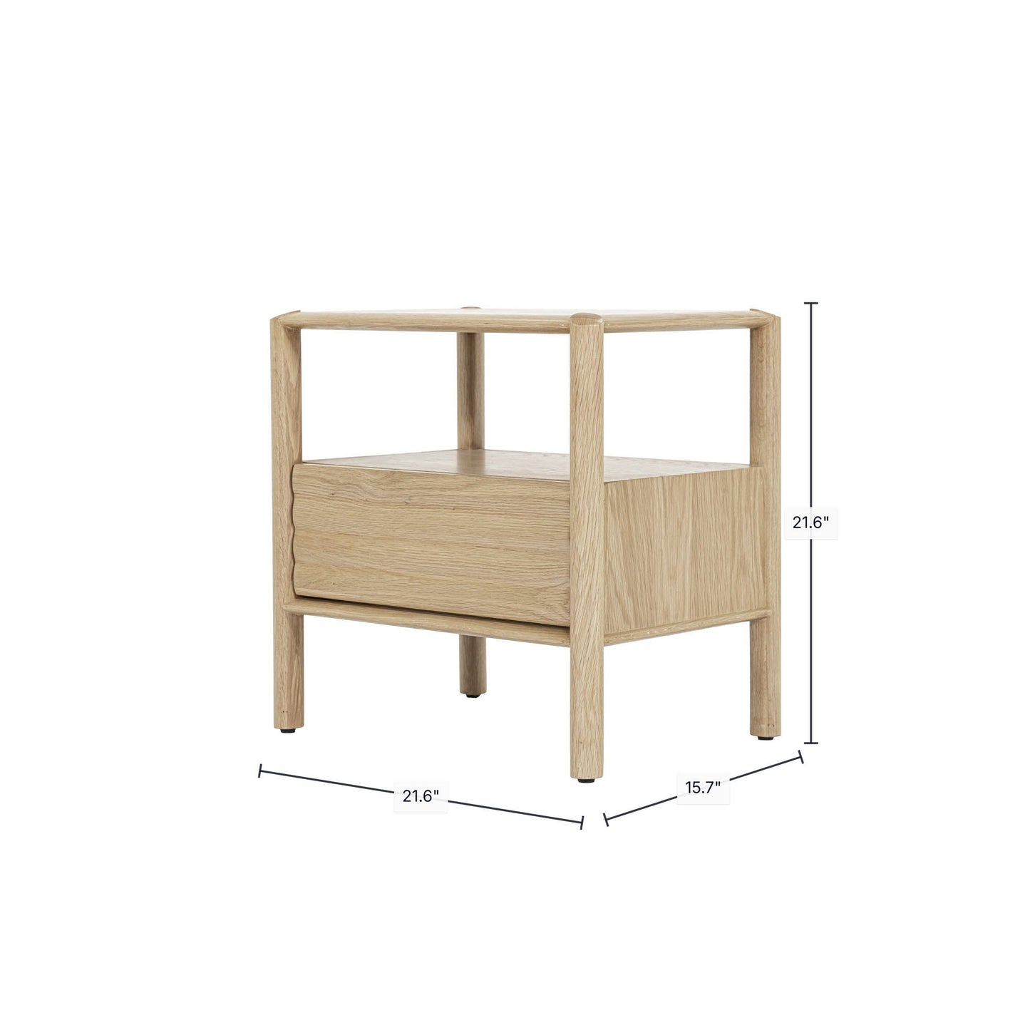 Runway Nightstand - Light Oak