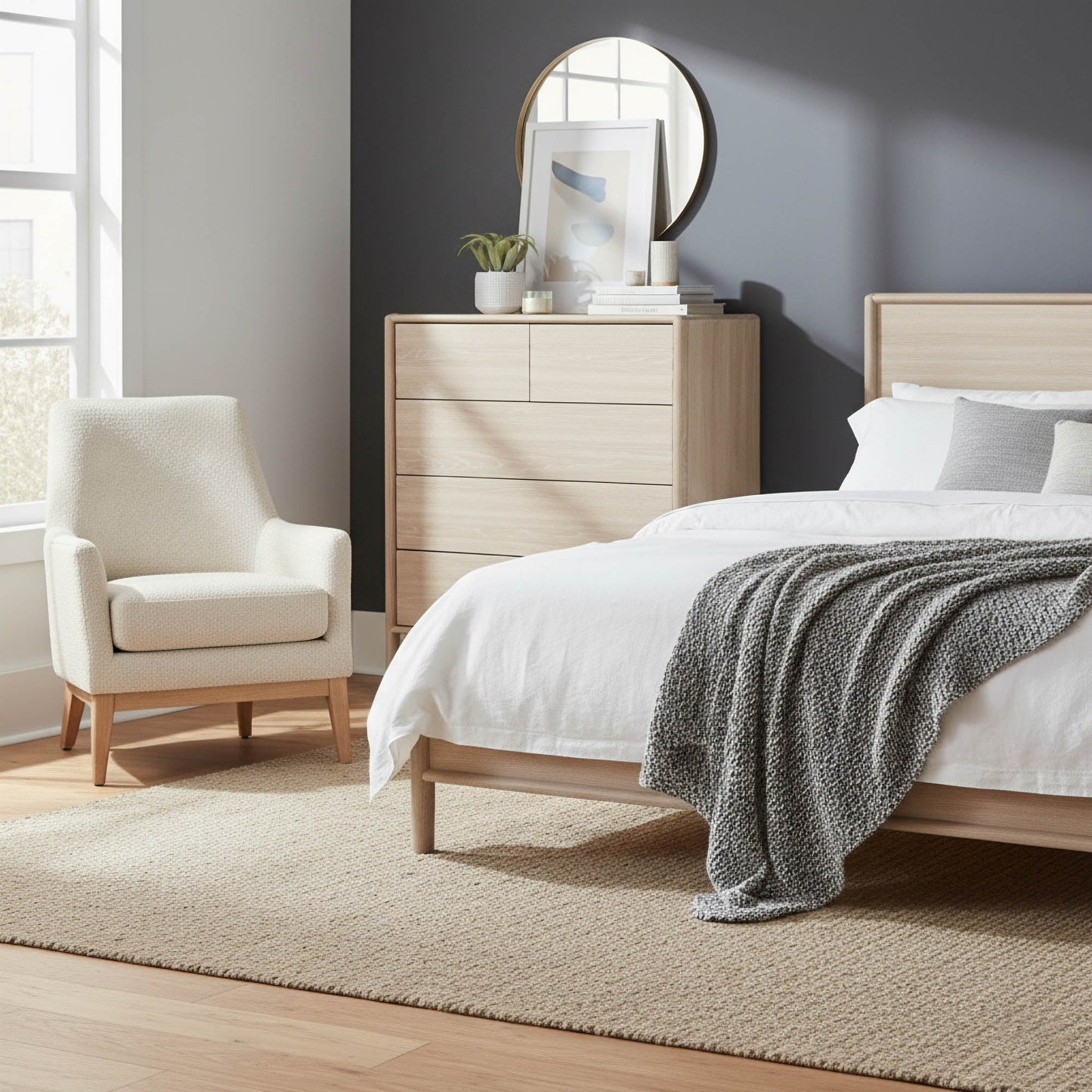 Runway 5 Drawer Chest - Light Oak