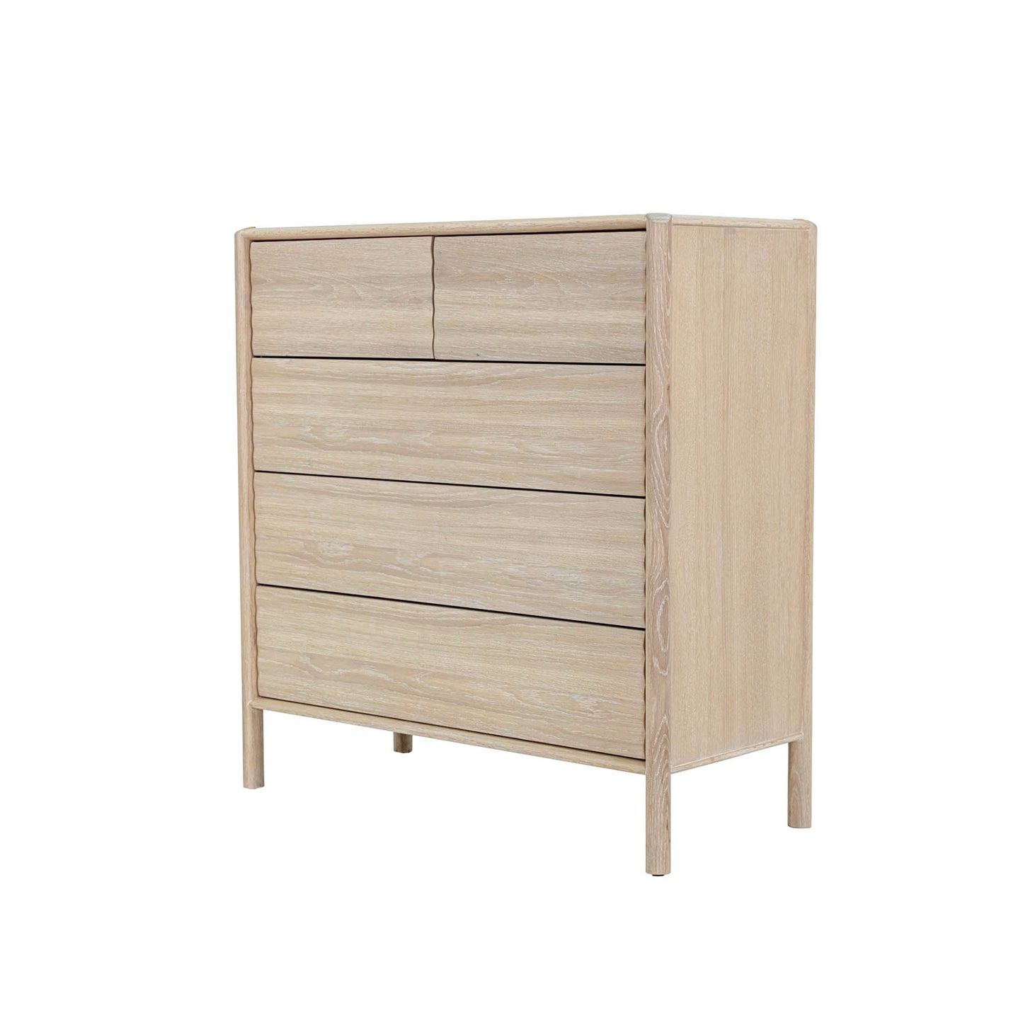 Runway 5 Drawer Chest - Light Oak