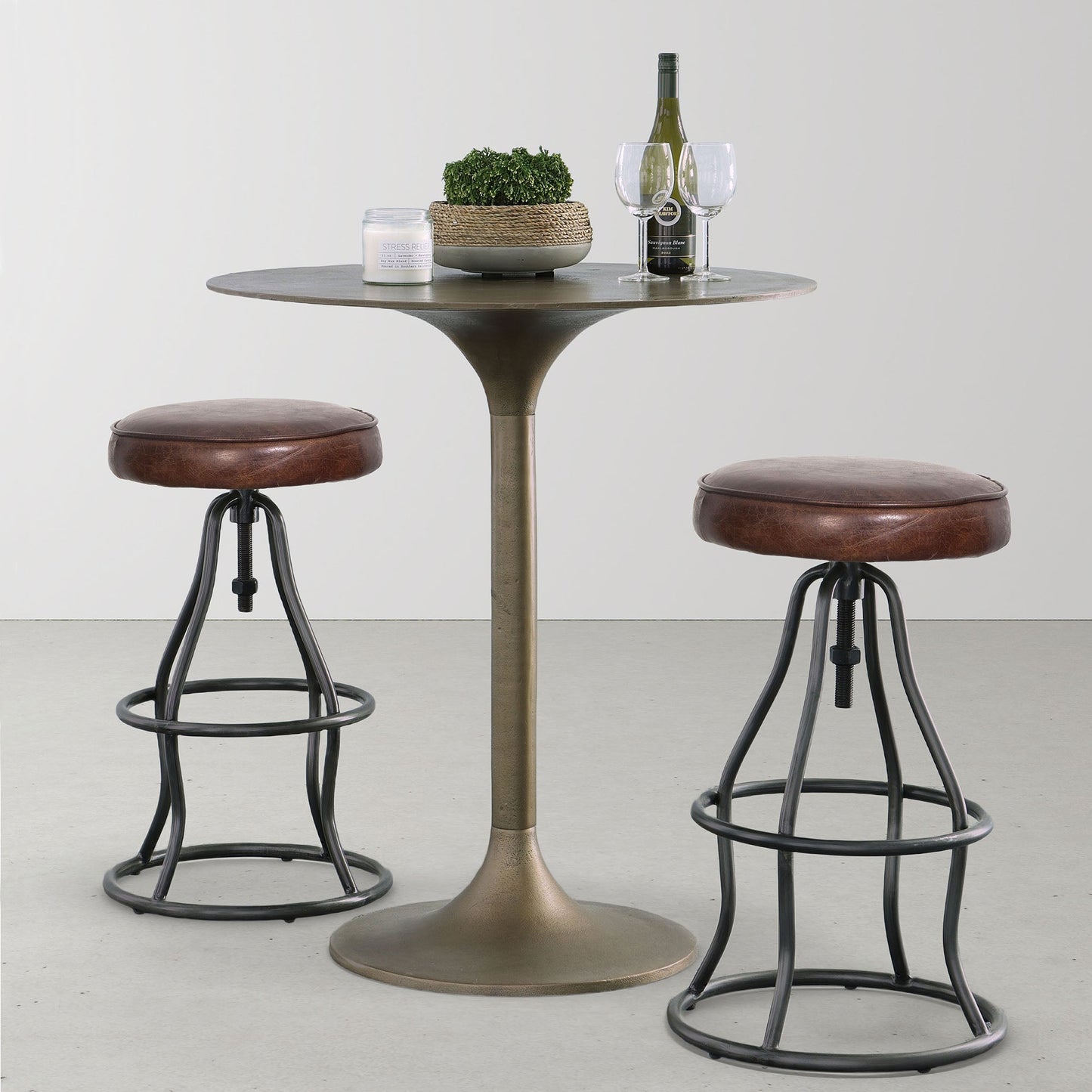 Bowie Stool - Vintage Brown