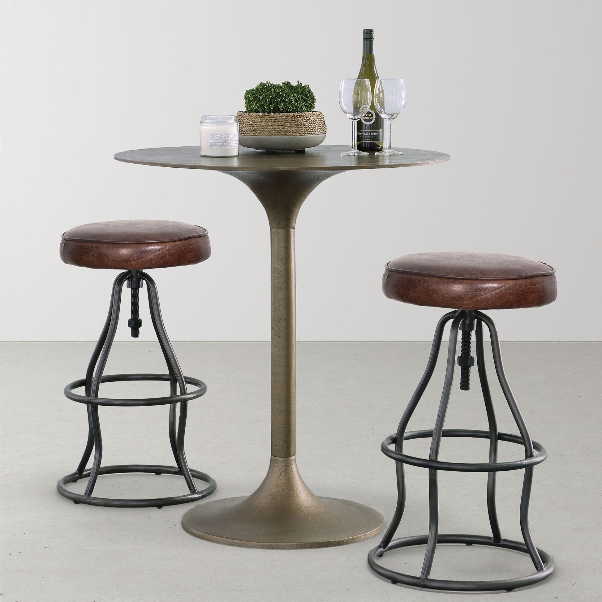 Bowie Stool - Vintage Brown