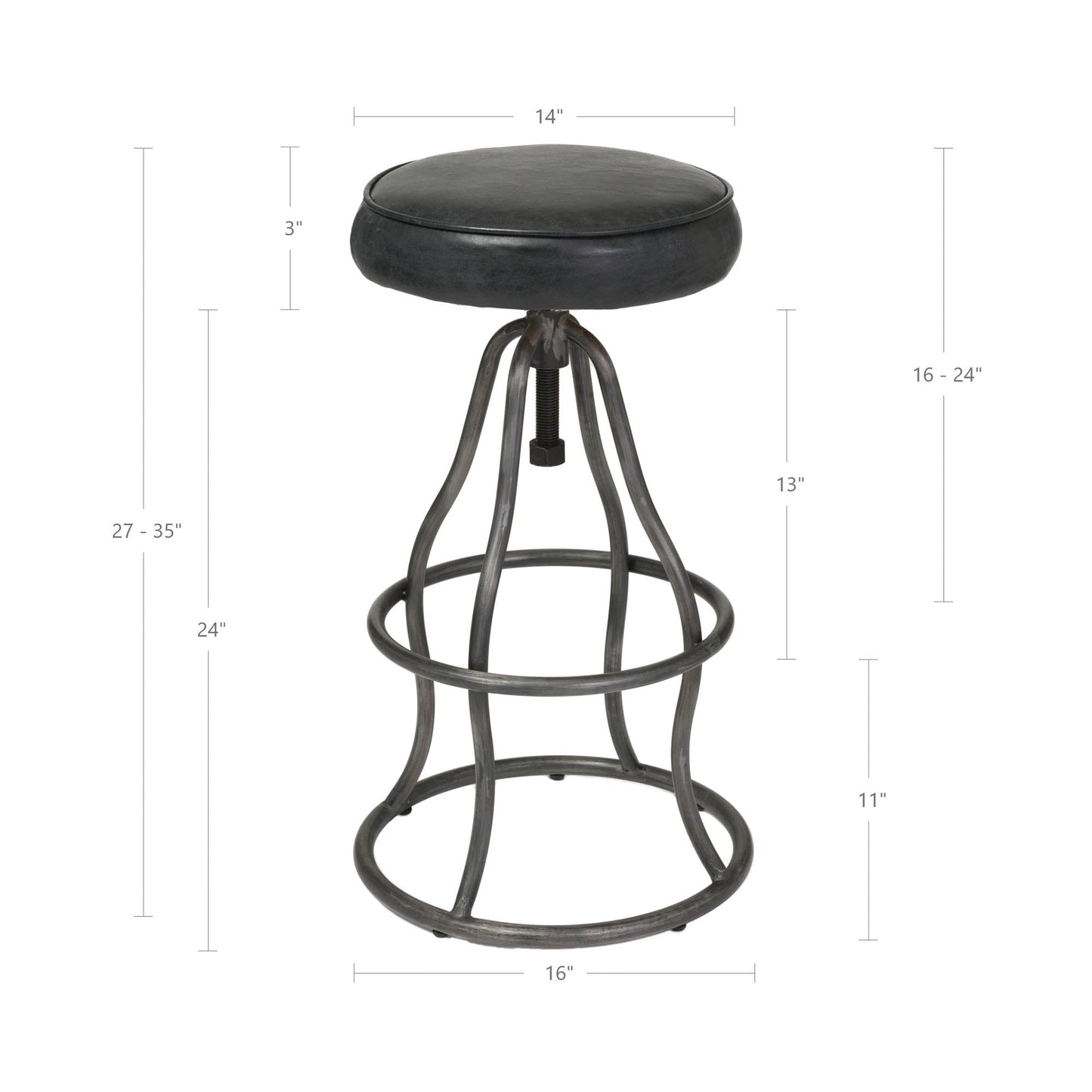 Bowie Stool - Black