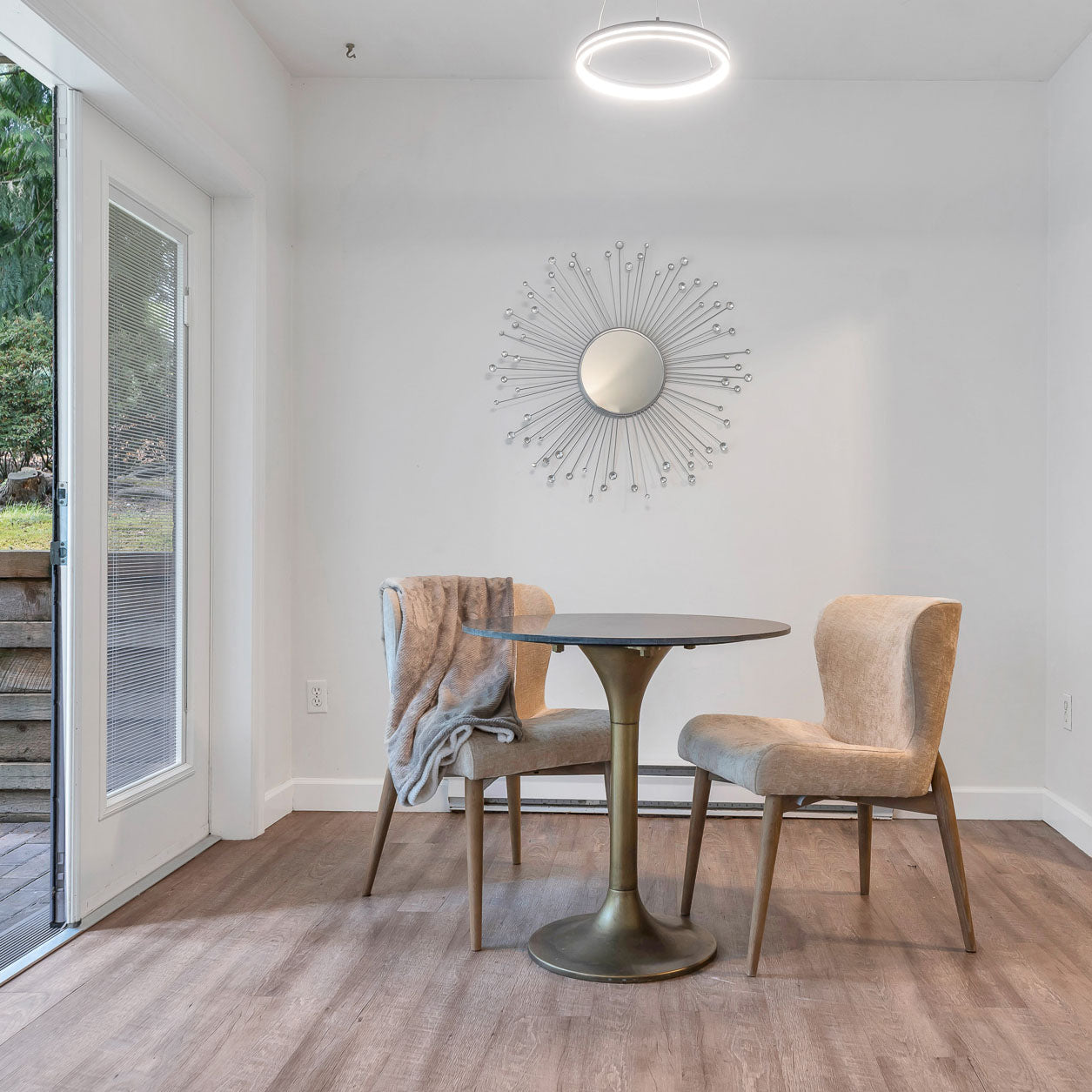 Uffizi Dining Chair - Champagne Chenille