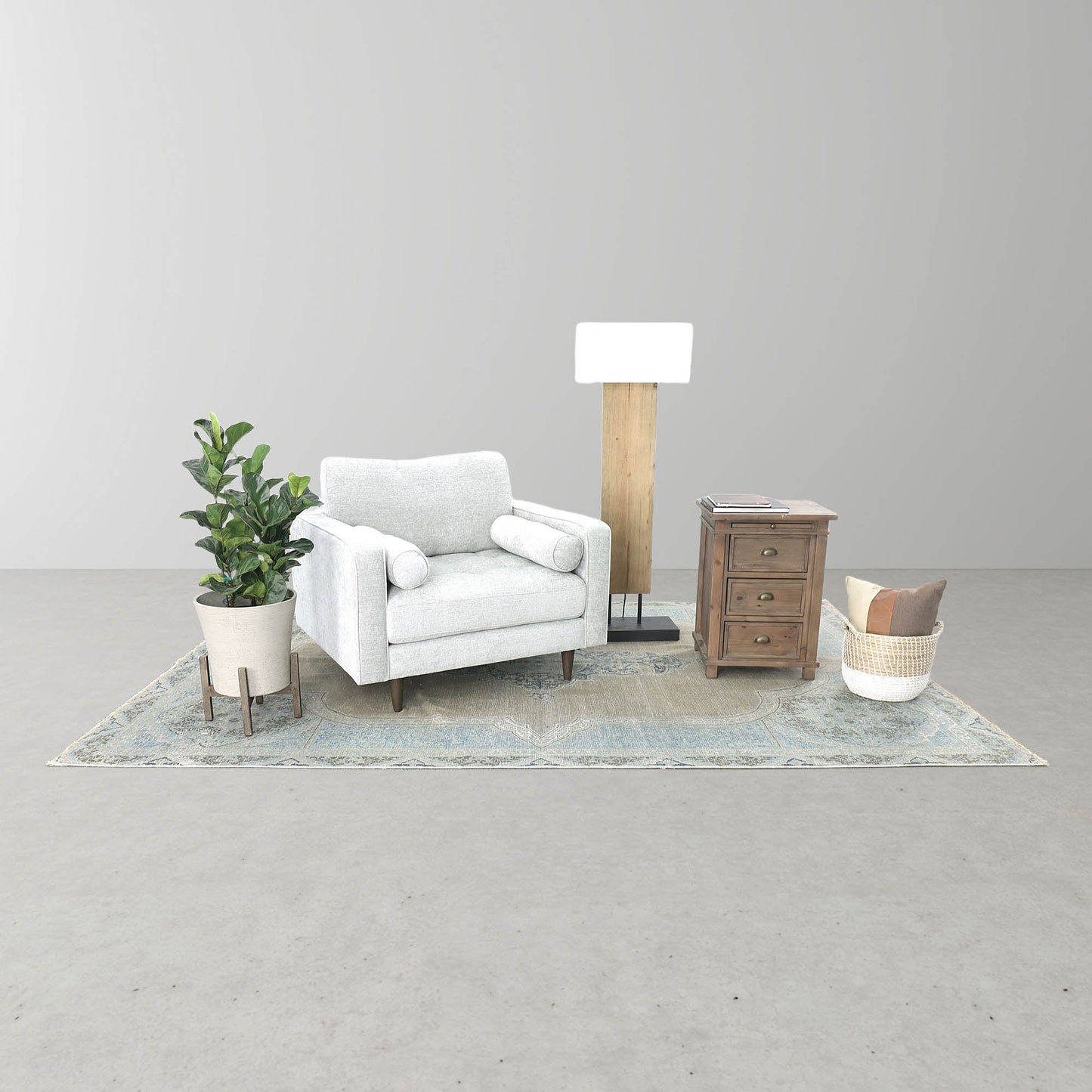 Settler Nightstand - Sundried