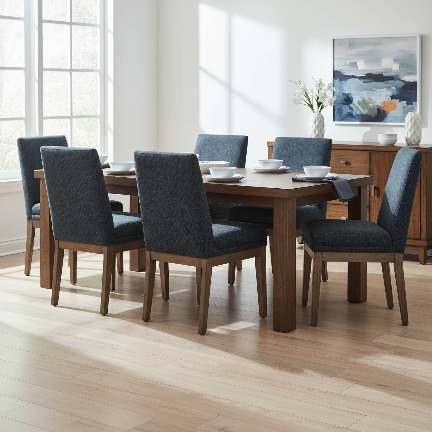 Stili Dining Chair - Charcoal Mist