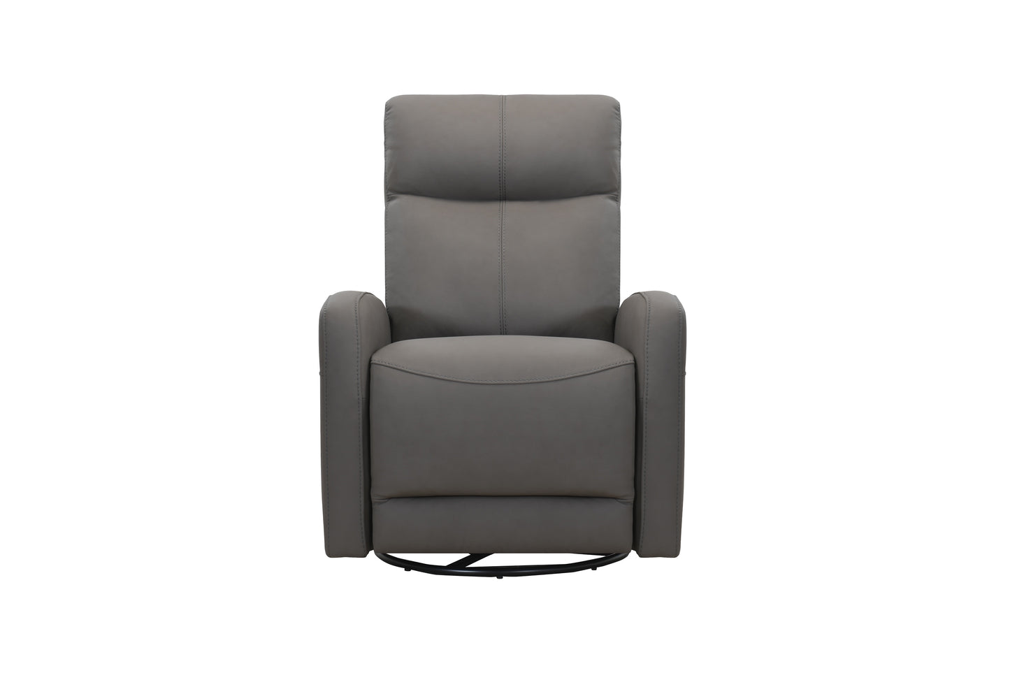 Sophia Leather Swivel Power Recliner Chair -Dark Taupe